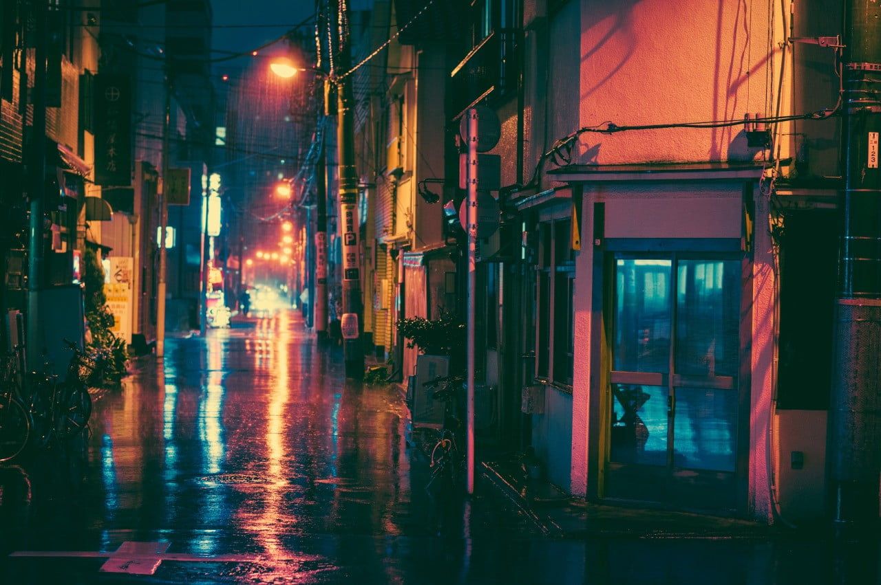 Aesthetic Japan Nightlife Wallpapers