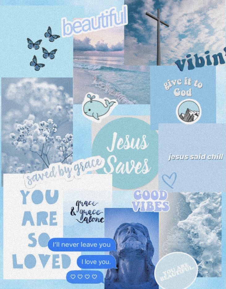 Aesthetic Jesus Collage Wallpapers