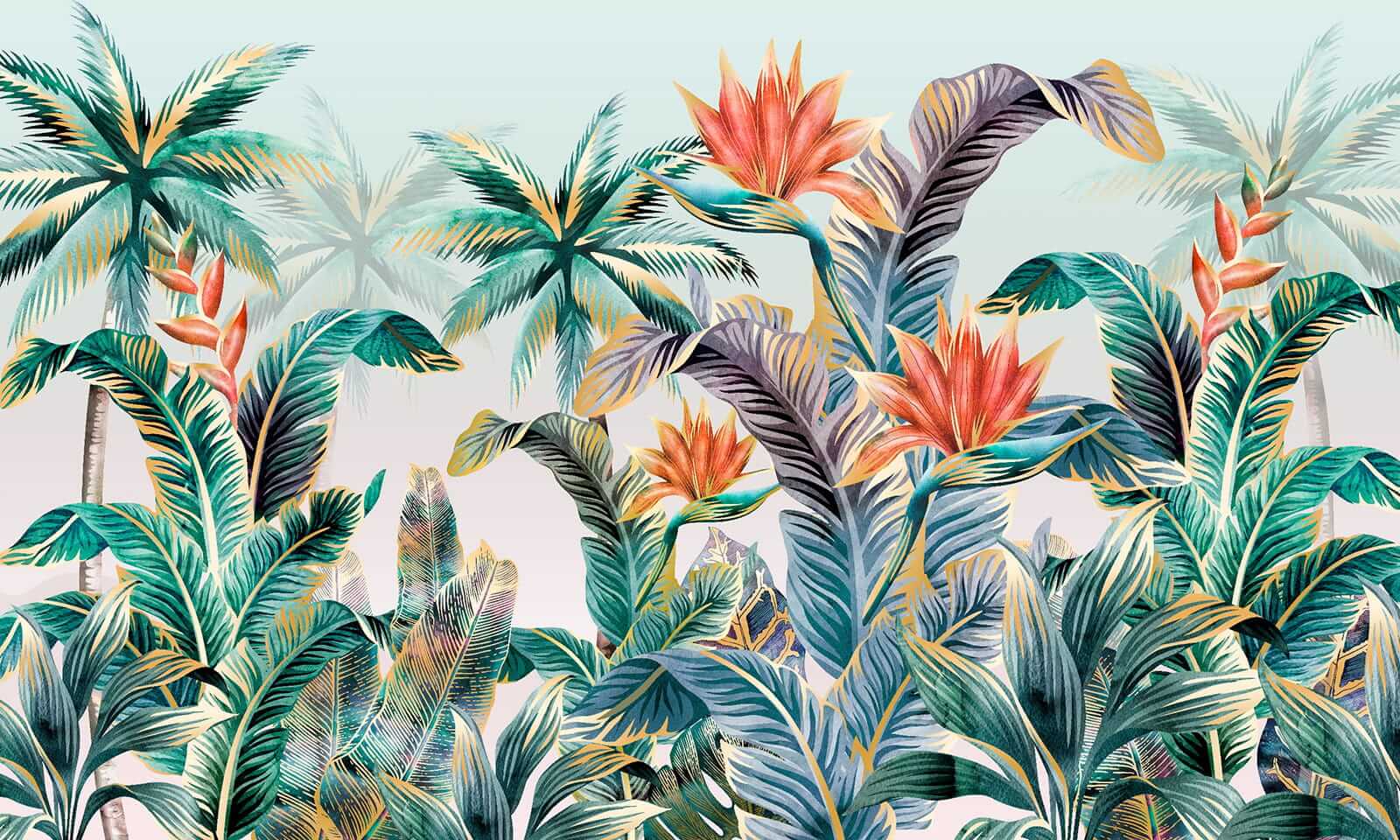 Aesthetic Leaf Painting Wallpapers