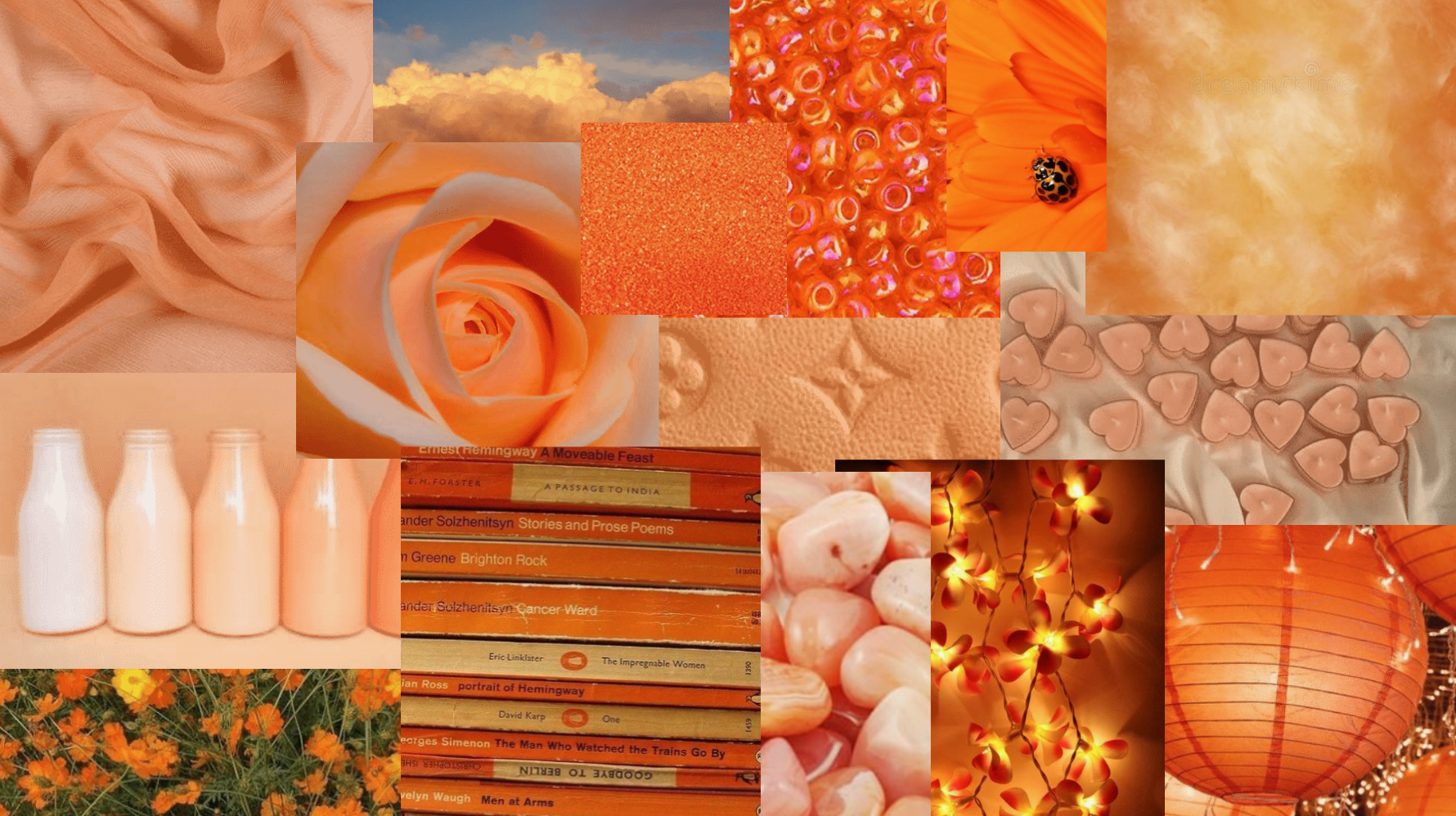 Aesthetic Light Orange Wallpapers