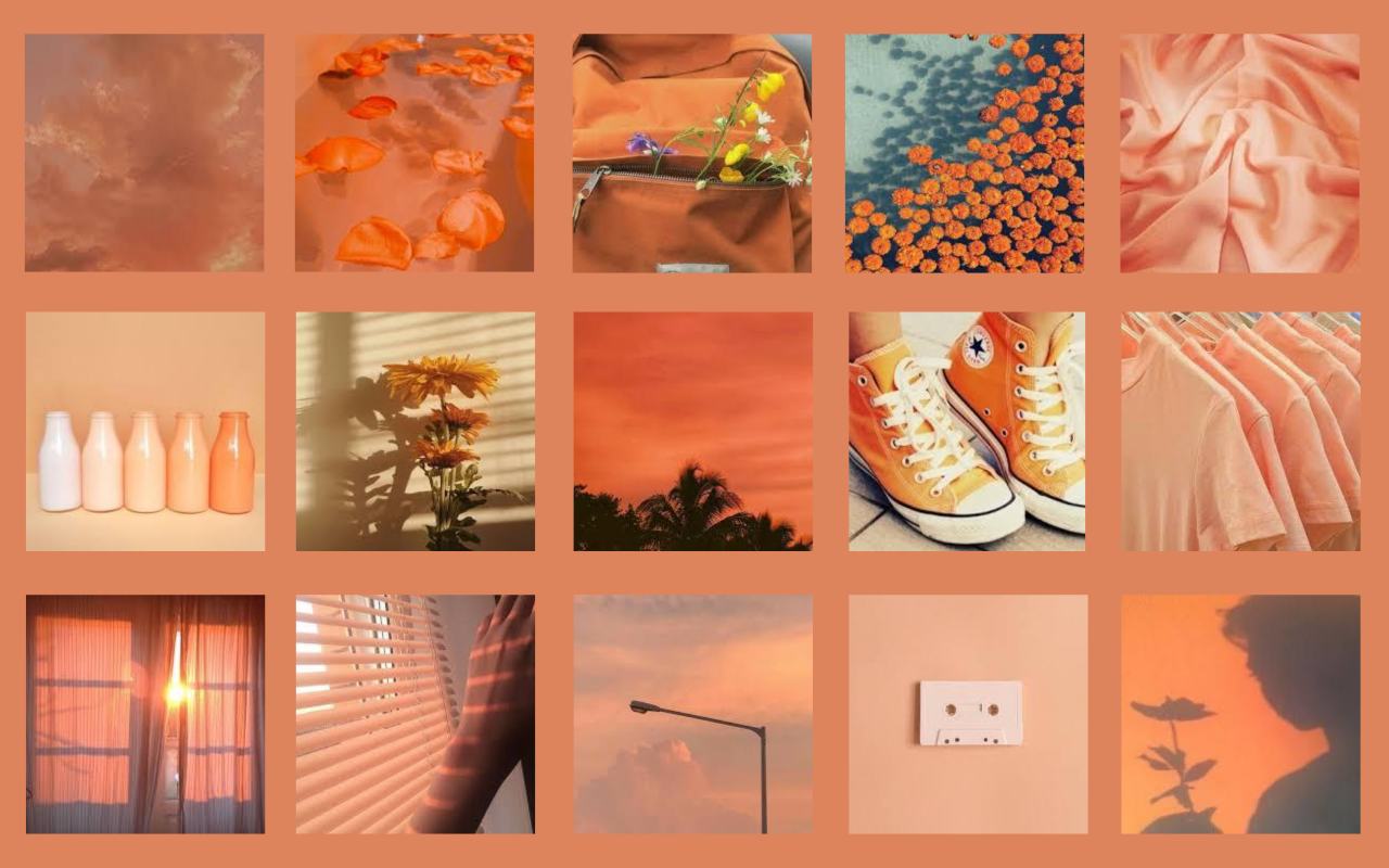 Aesthetic Light Orange Wallpapers