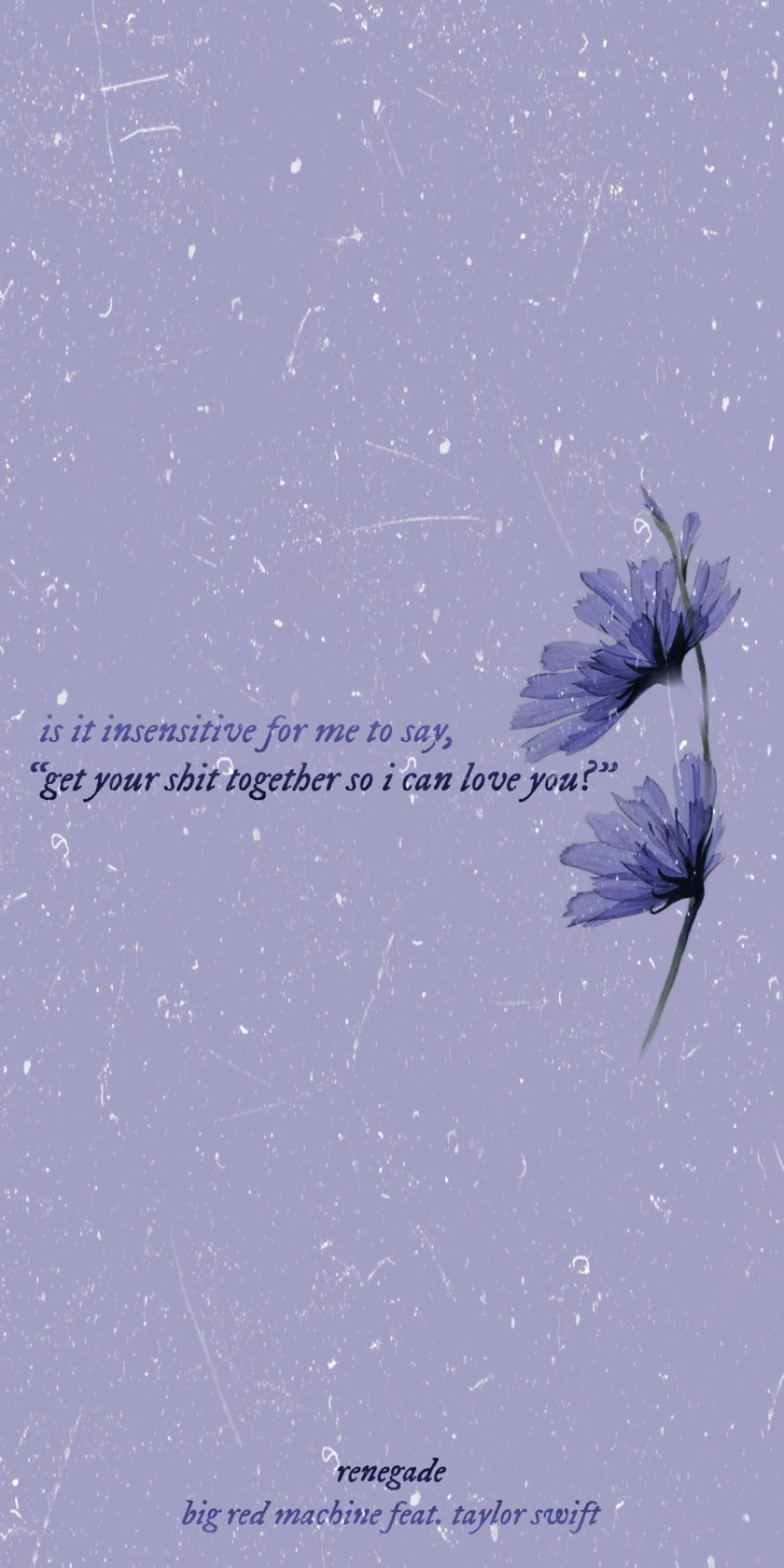 Aesthetic Lyrics Wallpapers