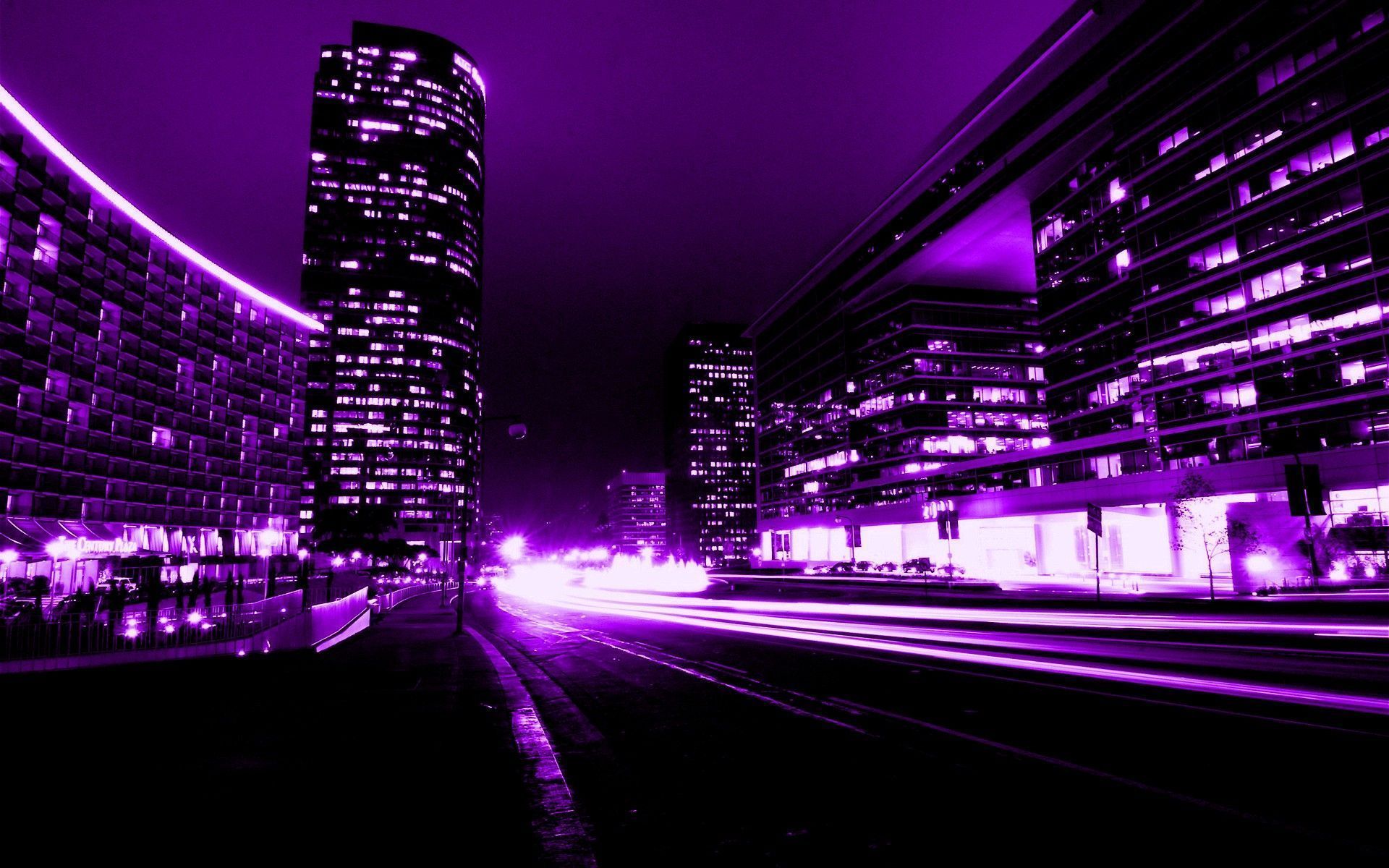 Aesthetic Neon Purple Wallpapers