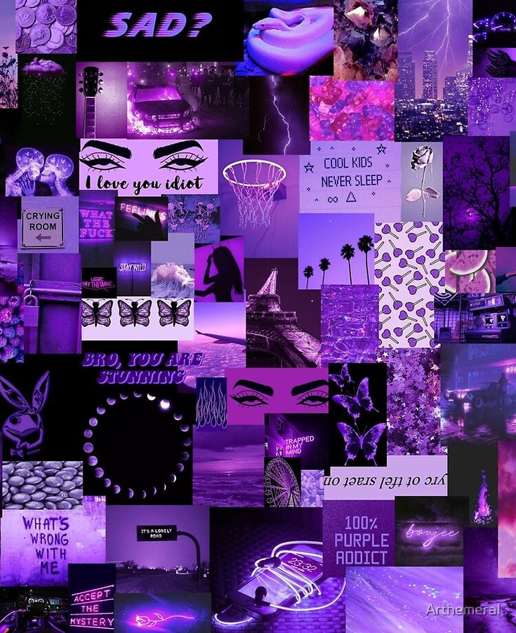 Aesthetic Neon Purple Wallpapers