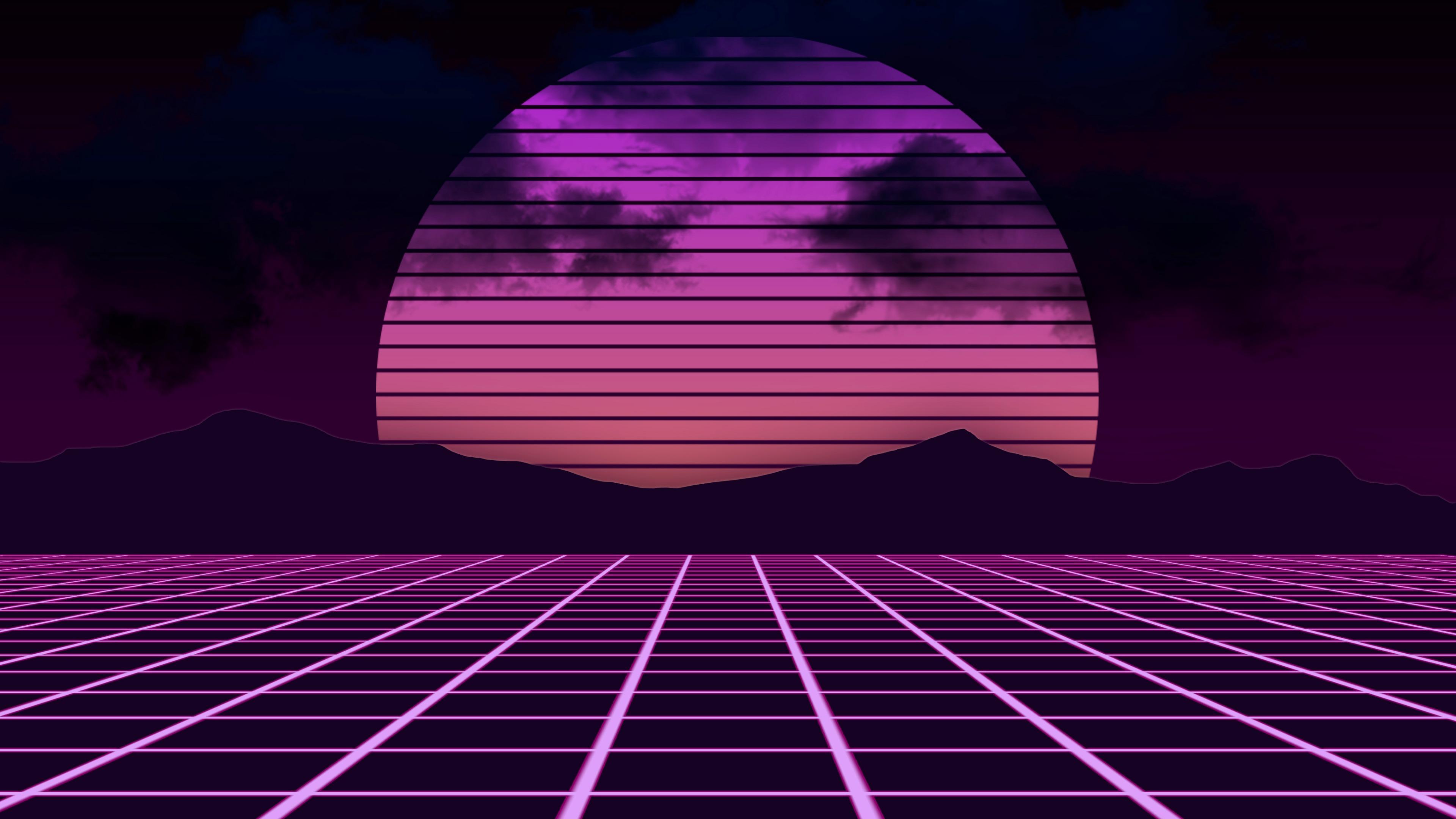 Aesthetic Neon Purple Wallpapers