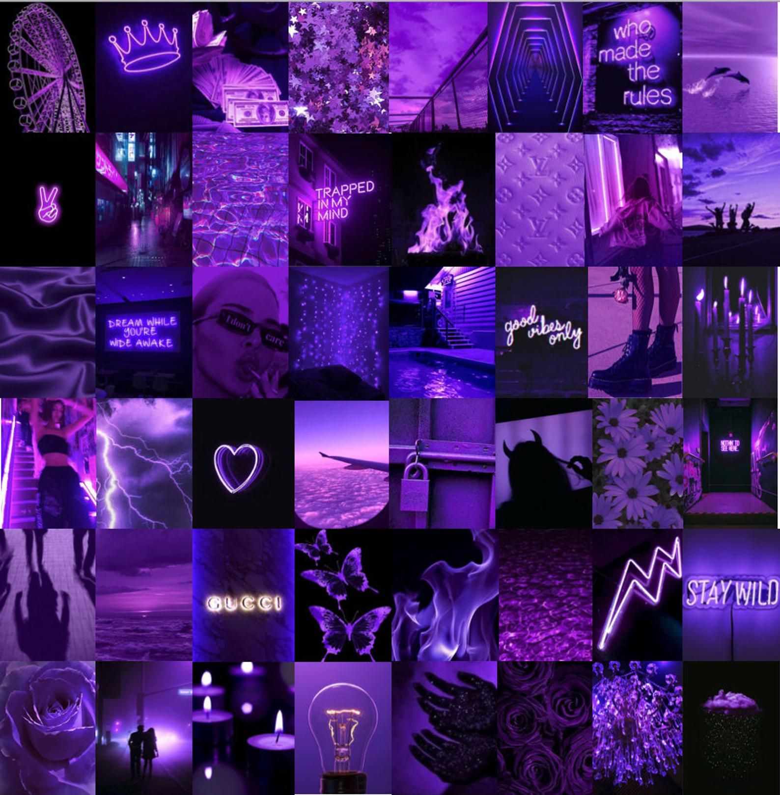 Aesthetic Neon Purple Wallpapers