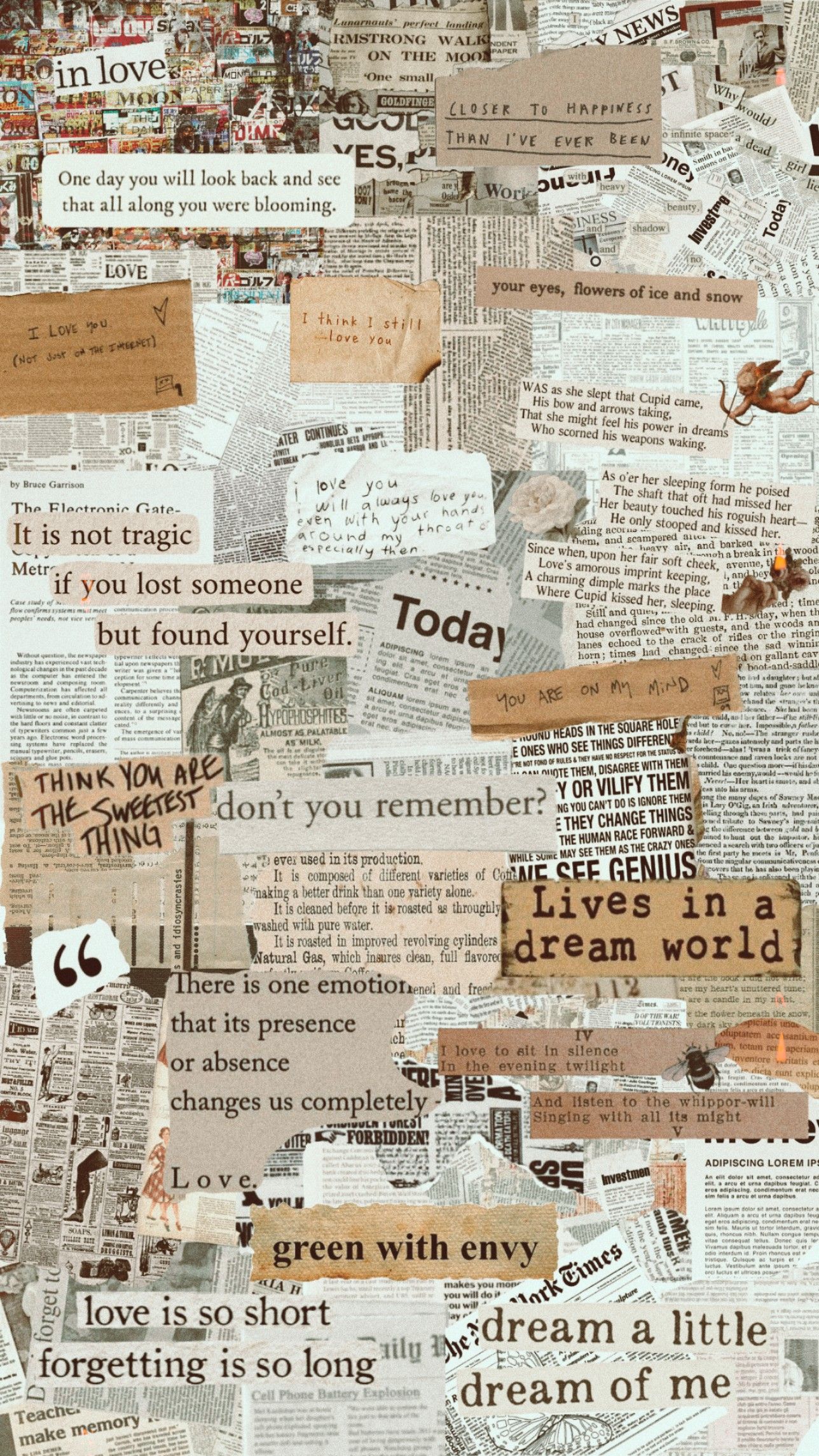 Aesthetic Newspaper Wallpapers