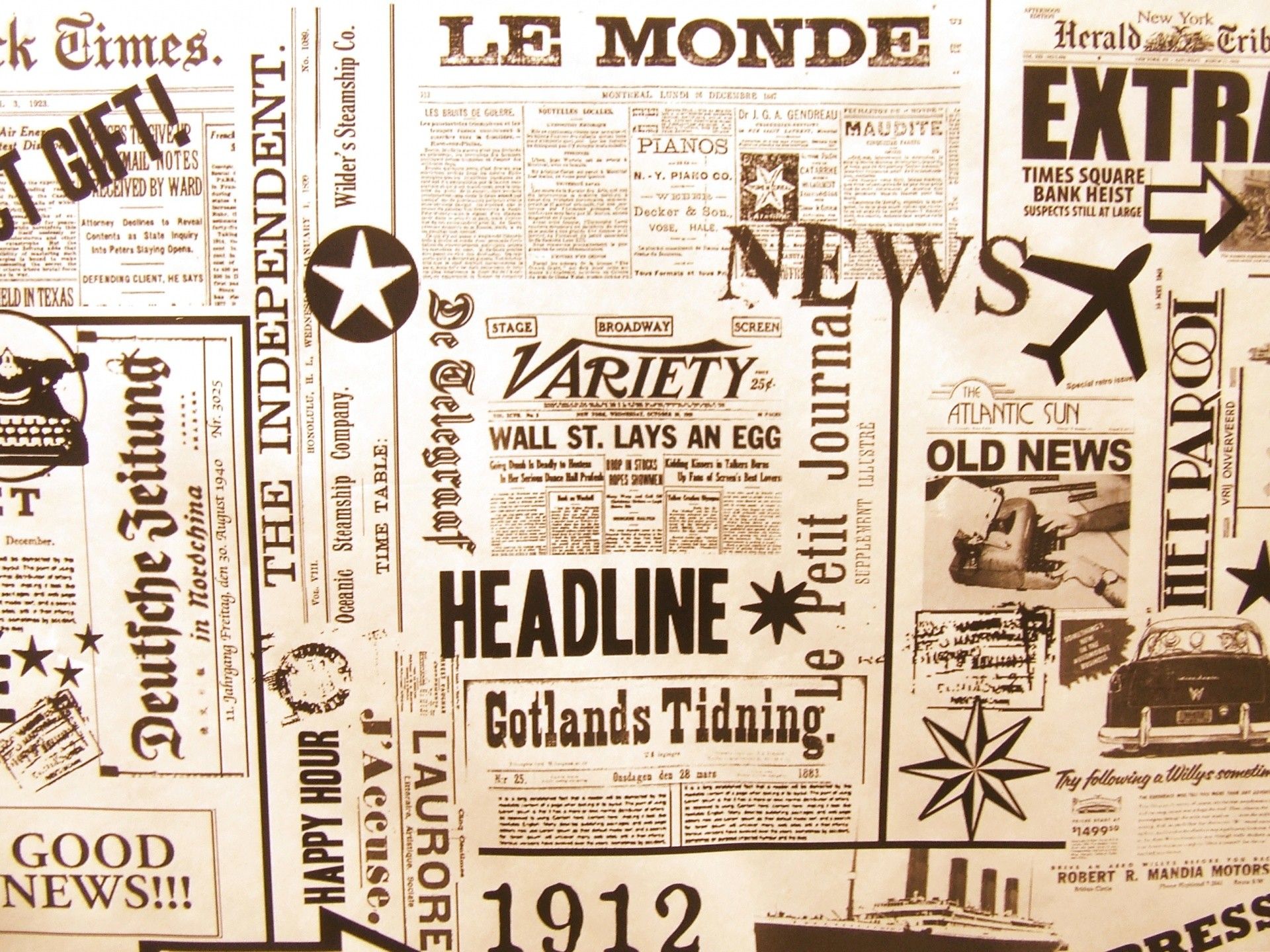 Aesthetic Newspaper Wallpapers
