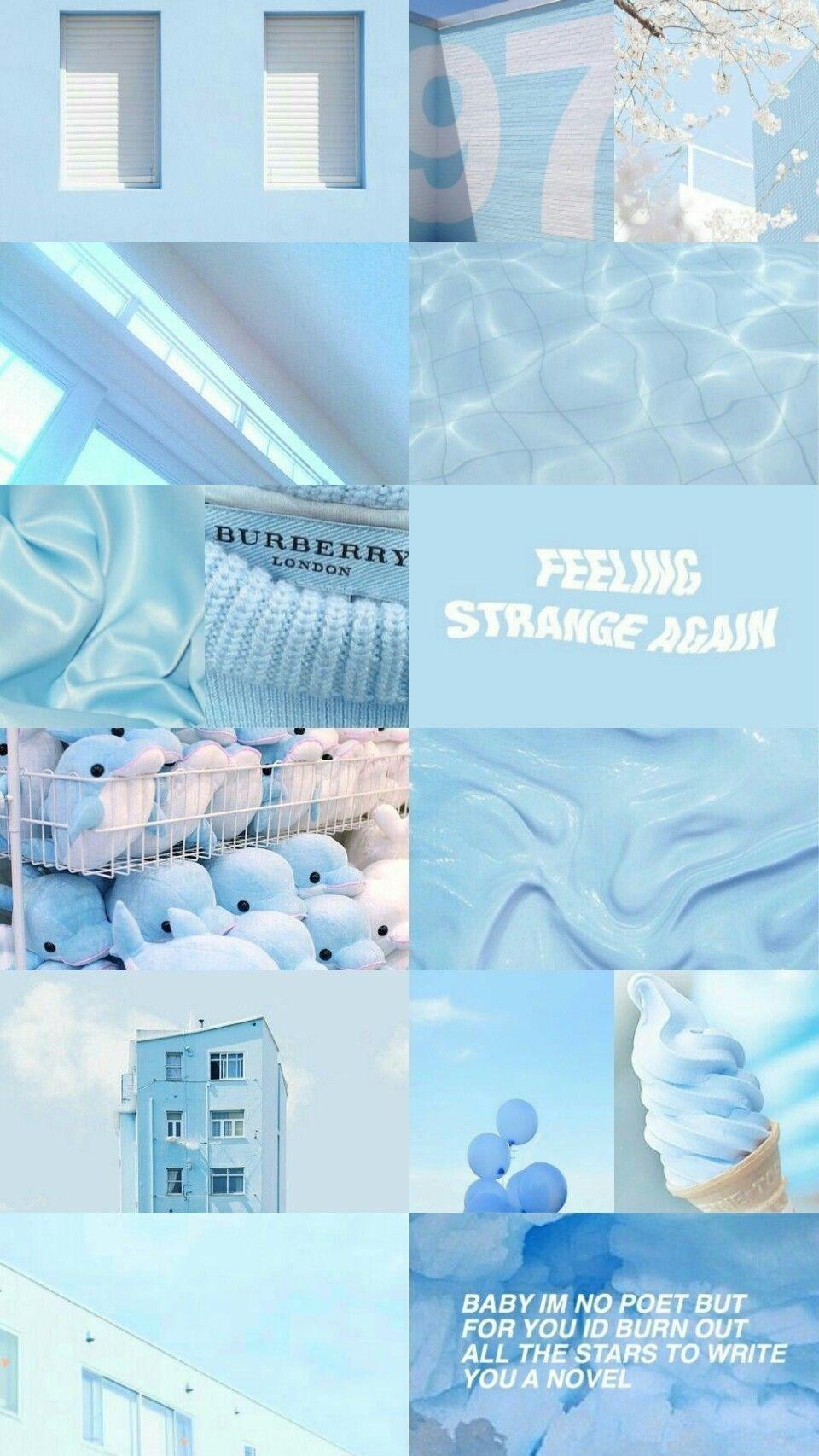 Aesthetic Pastel Blue Wallpapers