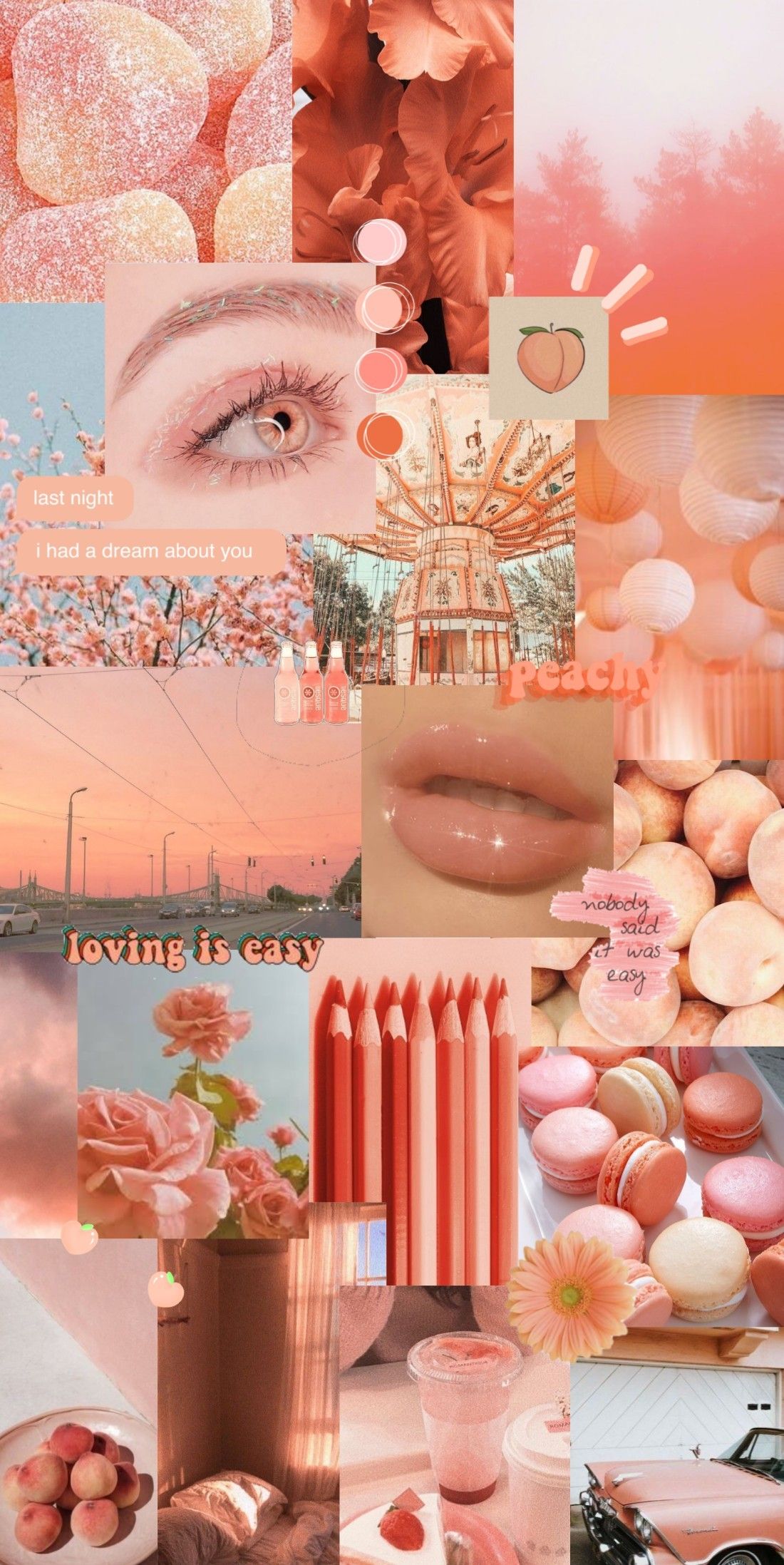 Aesthetic Peach Iphone Wallpapers