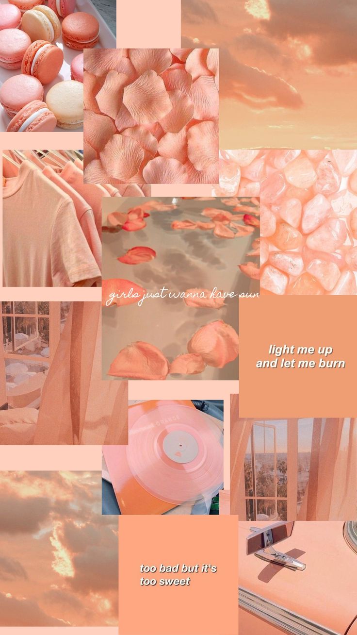 Aesthetic Peach Iphone Wallpapers