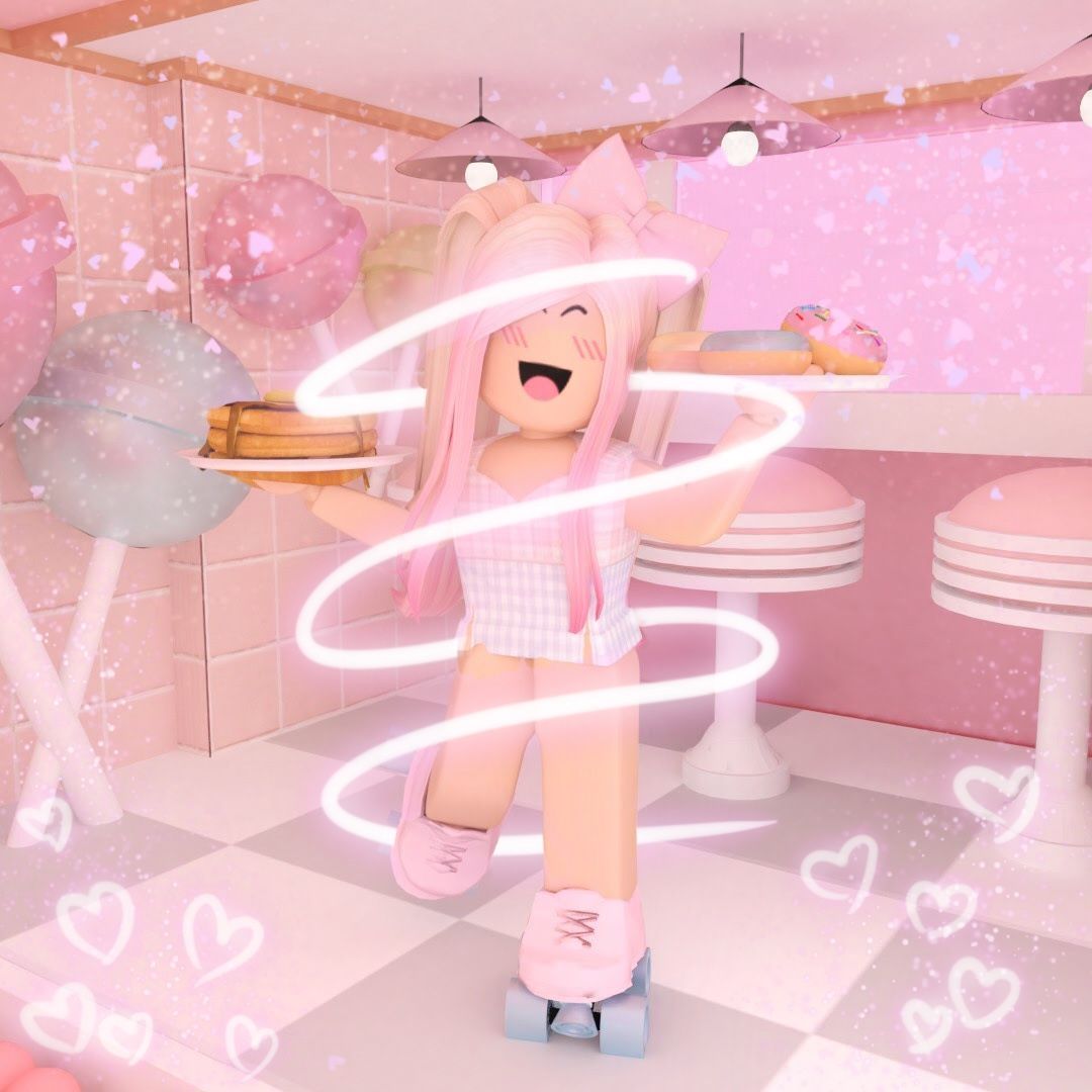 Aesthetic Pink Roblox Logo Wallpapers