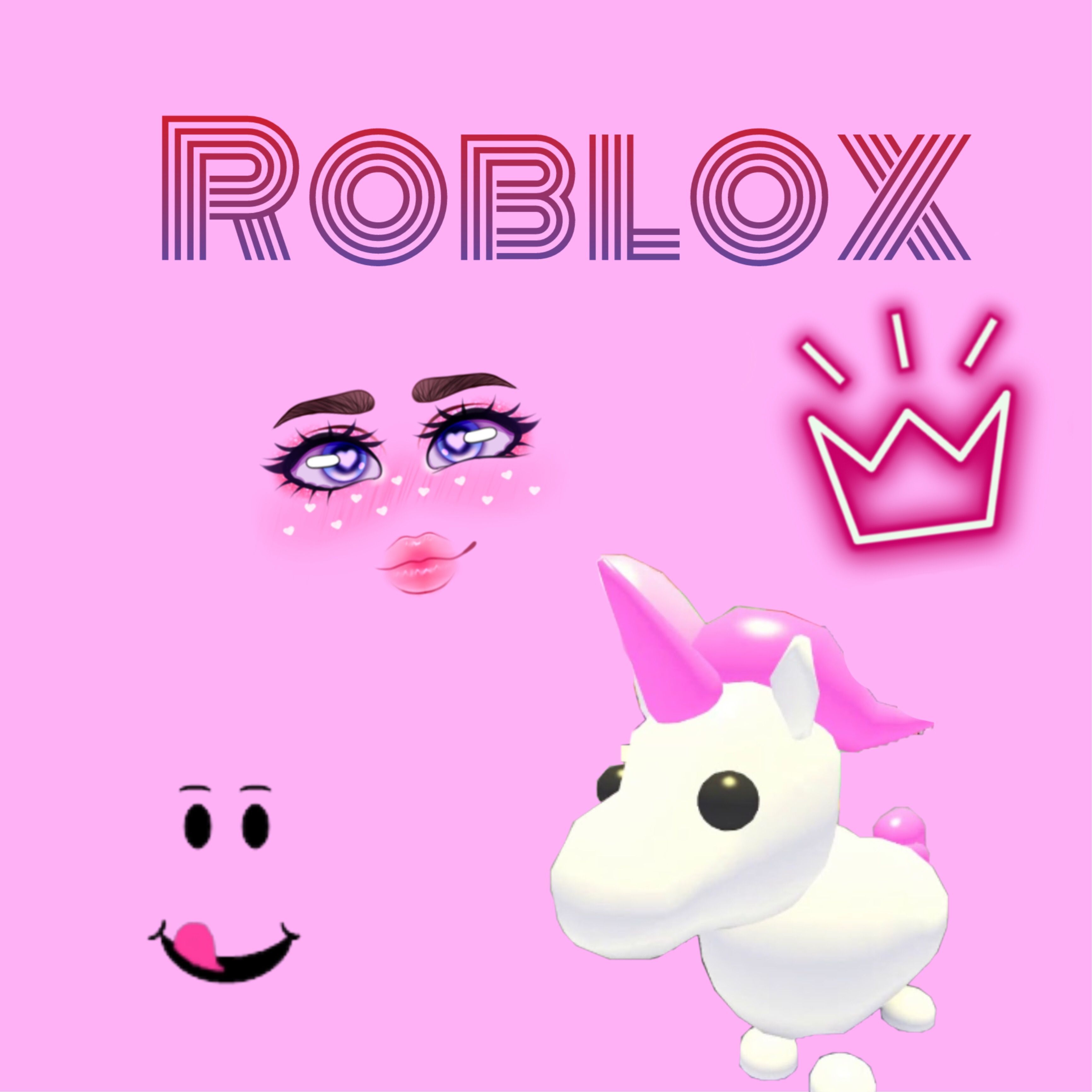 Aesthetic Pink Roblox Logo Wallpapers