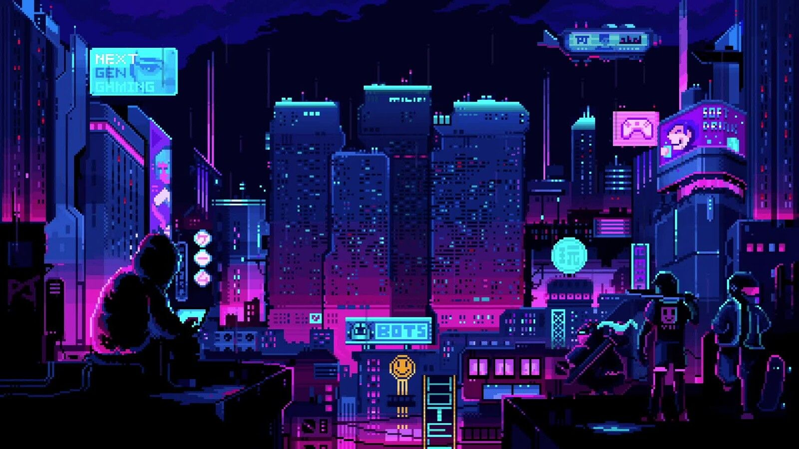 Aesthetic Pixel Art Computer Wallpapers