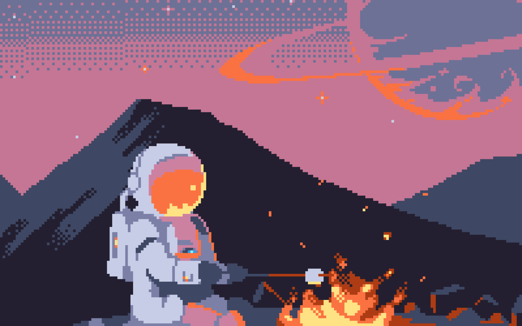 Aesthetic Pixel Art Computer Wallpapers