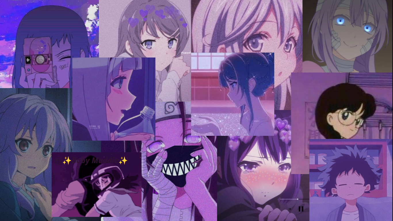 Aesthetic Purple Anime Wallpapers