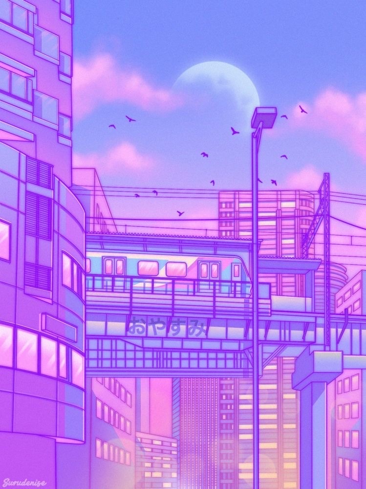 Aesthetic Purple Anime Wallpapers