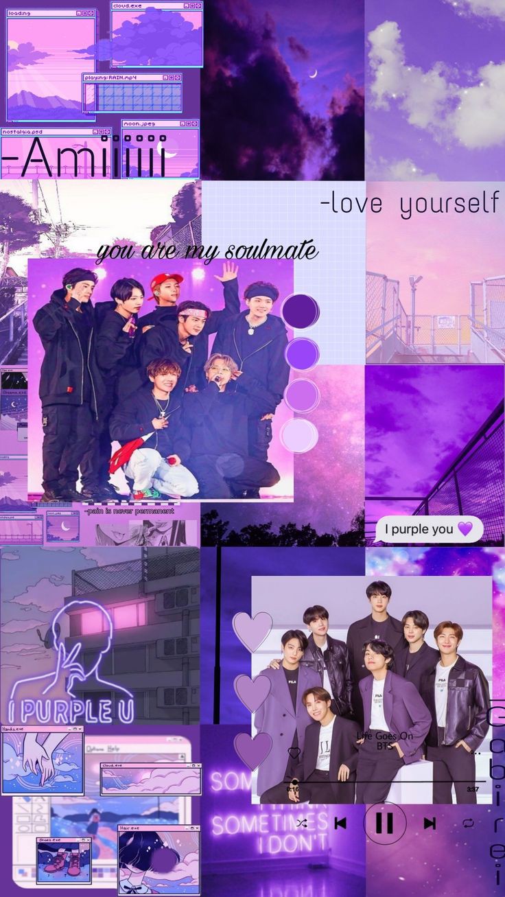 Aesthetic Purple Bts Wallpapers