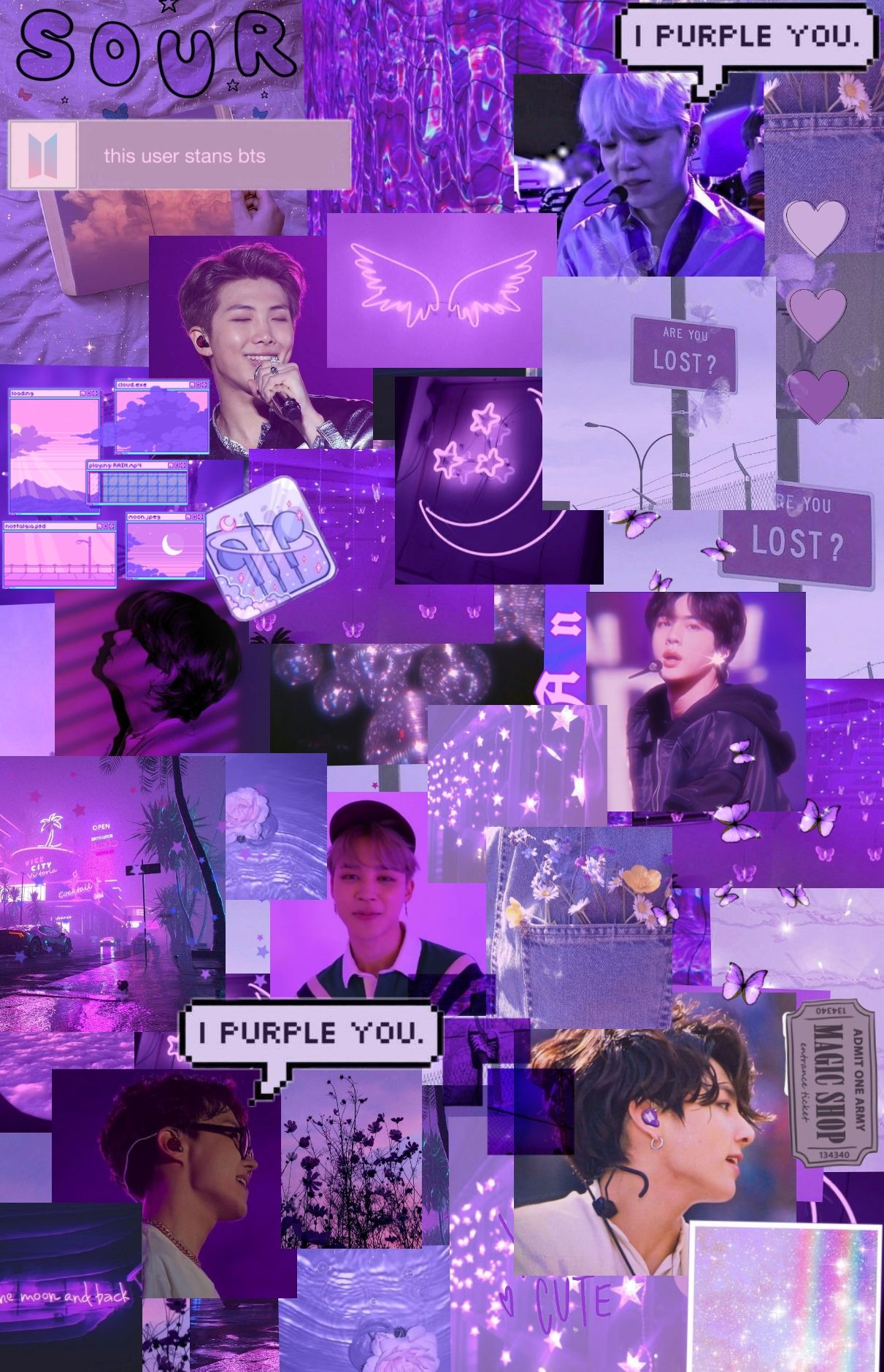 Aesthetic Purple Bts Wallpapers