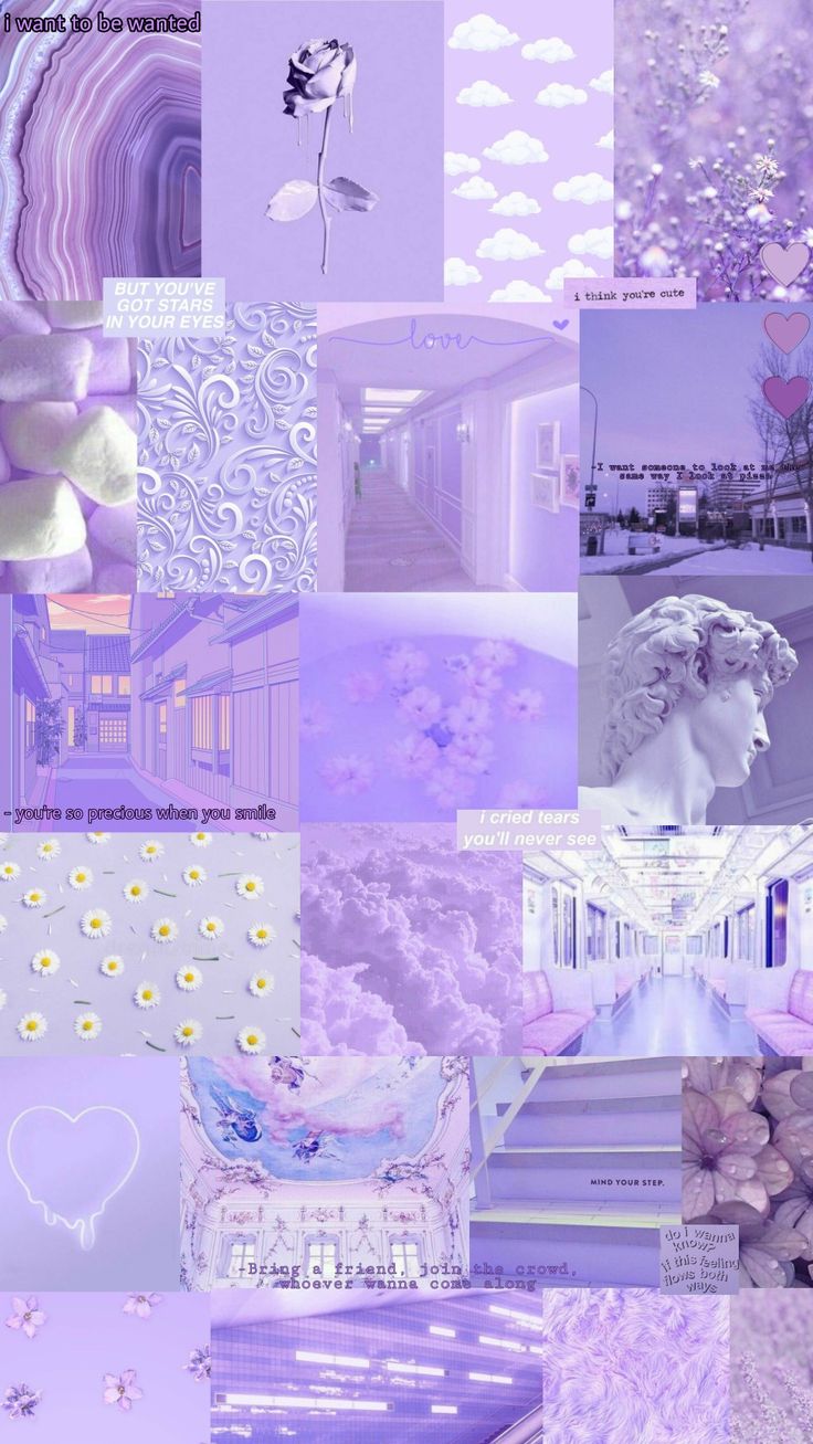 Aesthetic Purple Cute Wallpapers