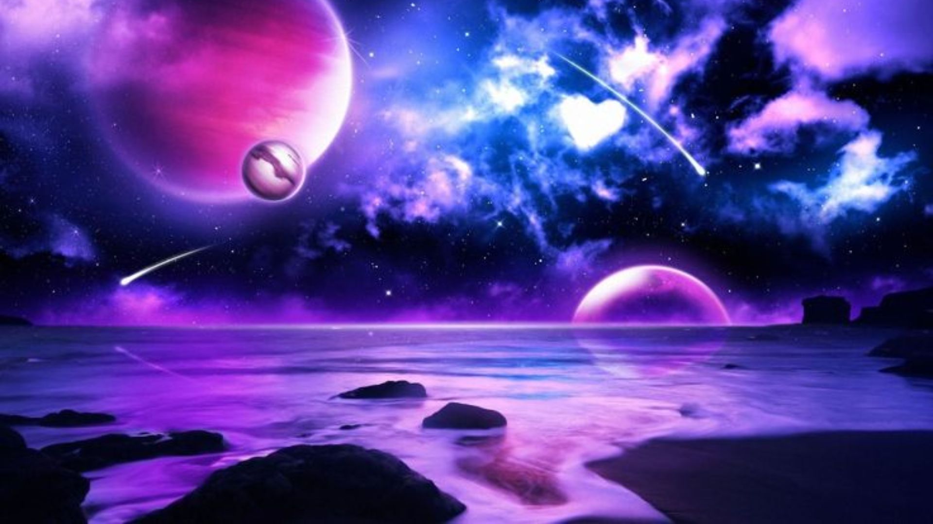 Aesthetic Purple Galaxy Wallpapers