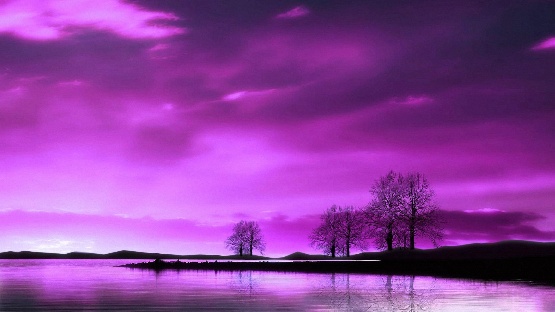 Aesthetic Purple Sky Wallpapers