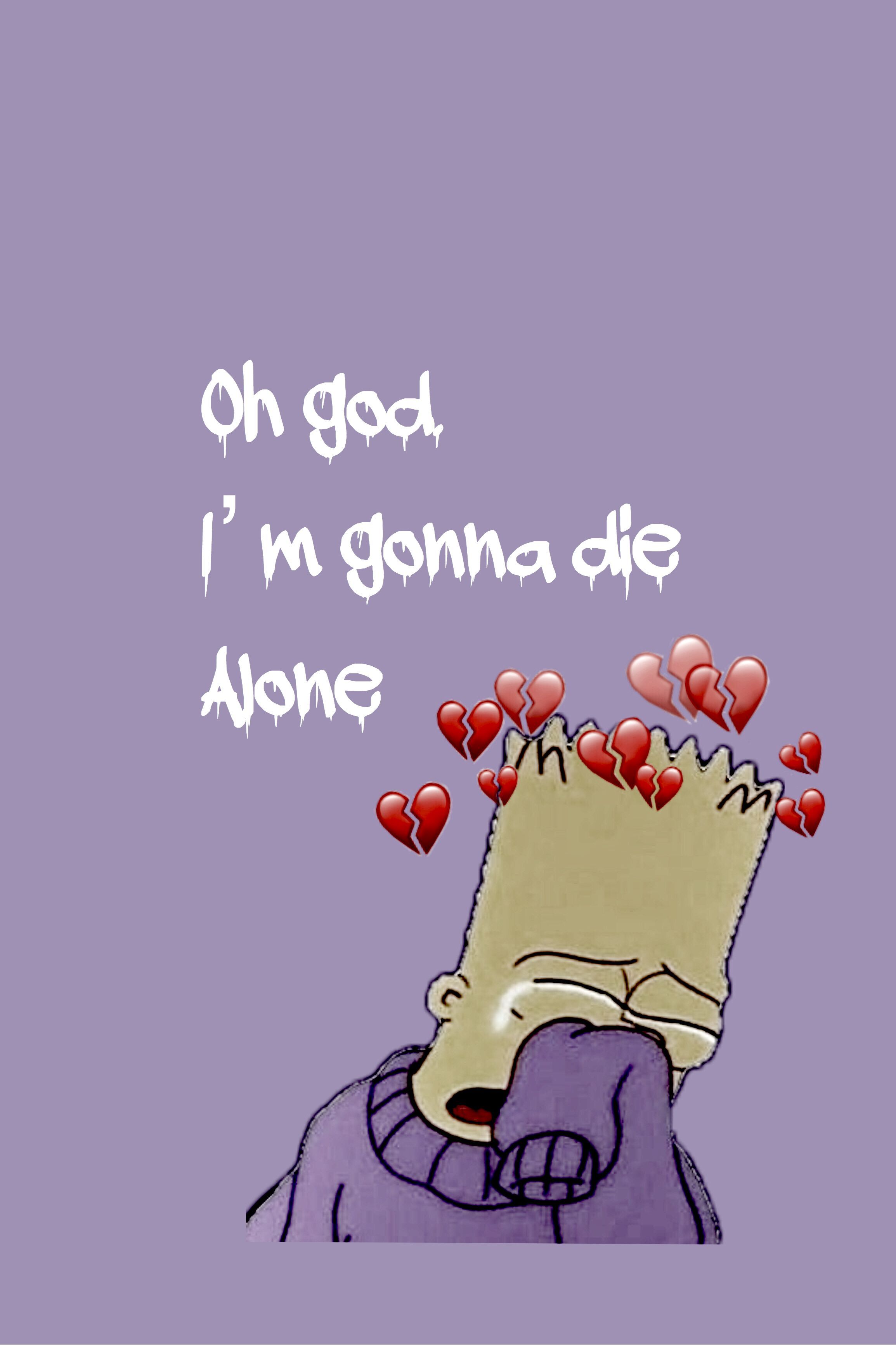 Aesthetic Sad Bart Simpson Wallpapers