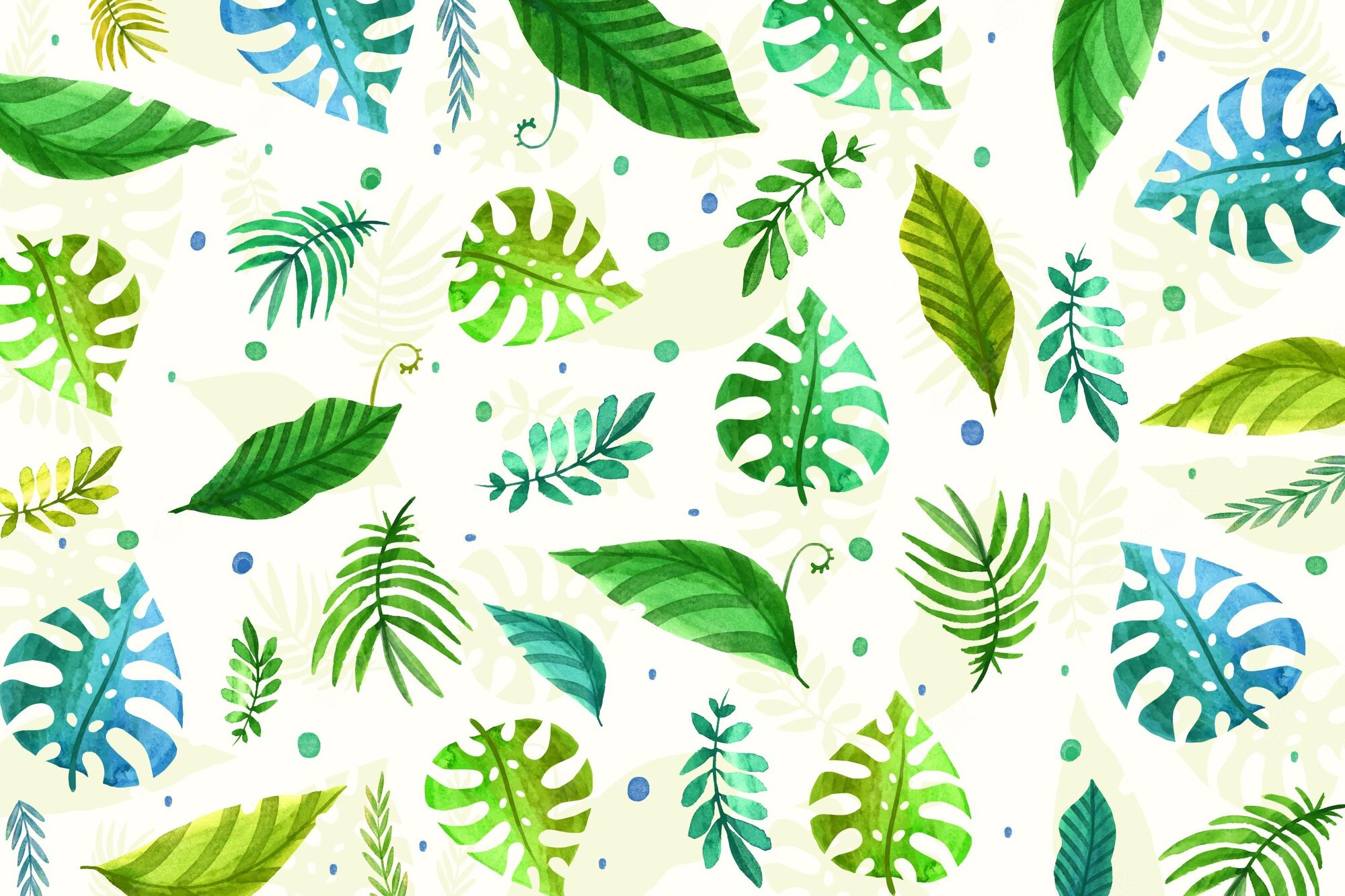 Aesthetic Tropical Leaves Wallpapers