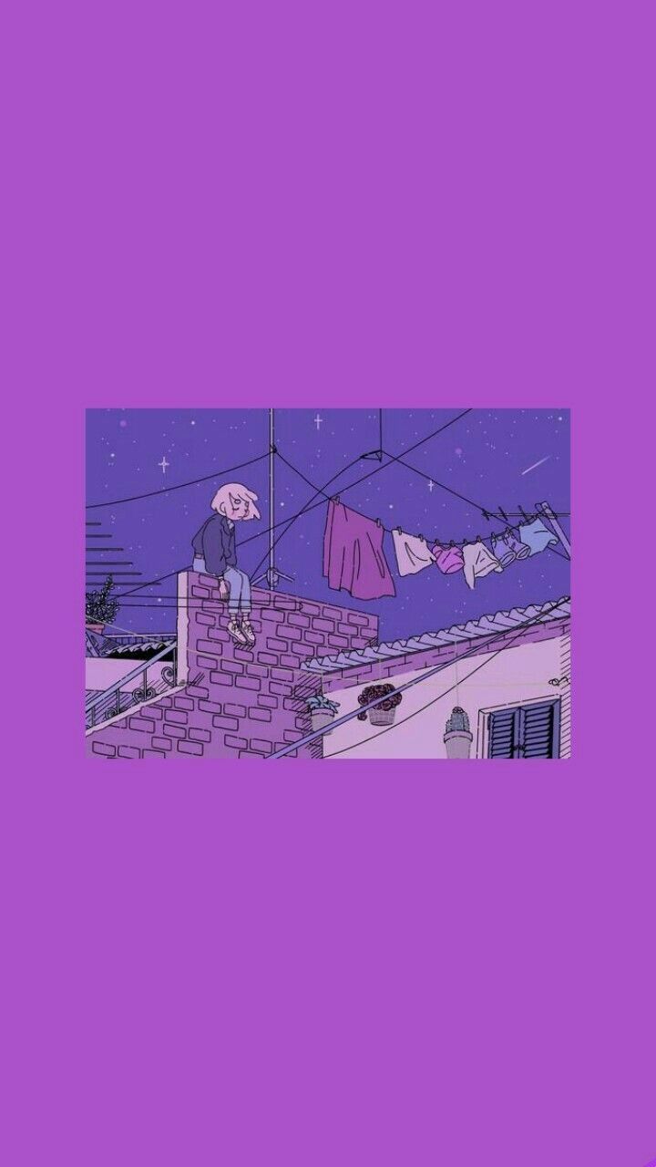 Aesthetic Tumblr Purple Wallpapers