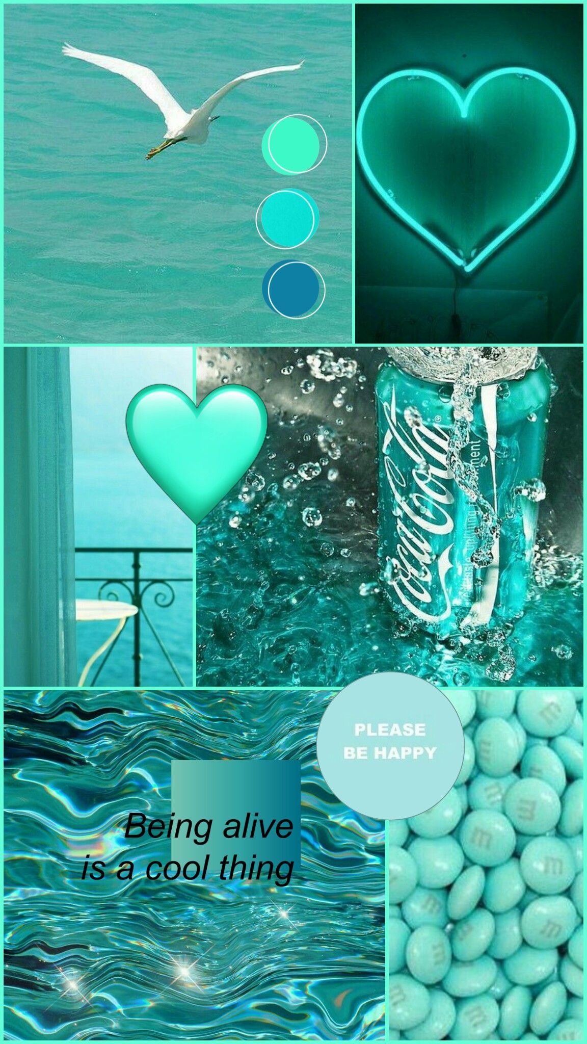 Aesthetic Turquoise Pictures Wallpapers