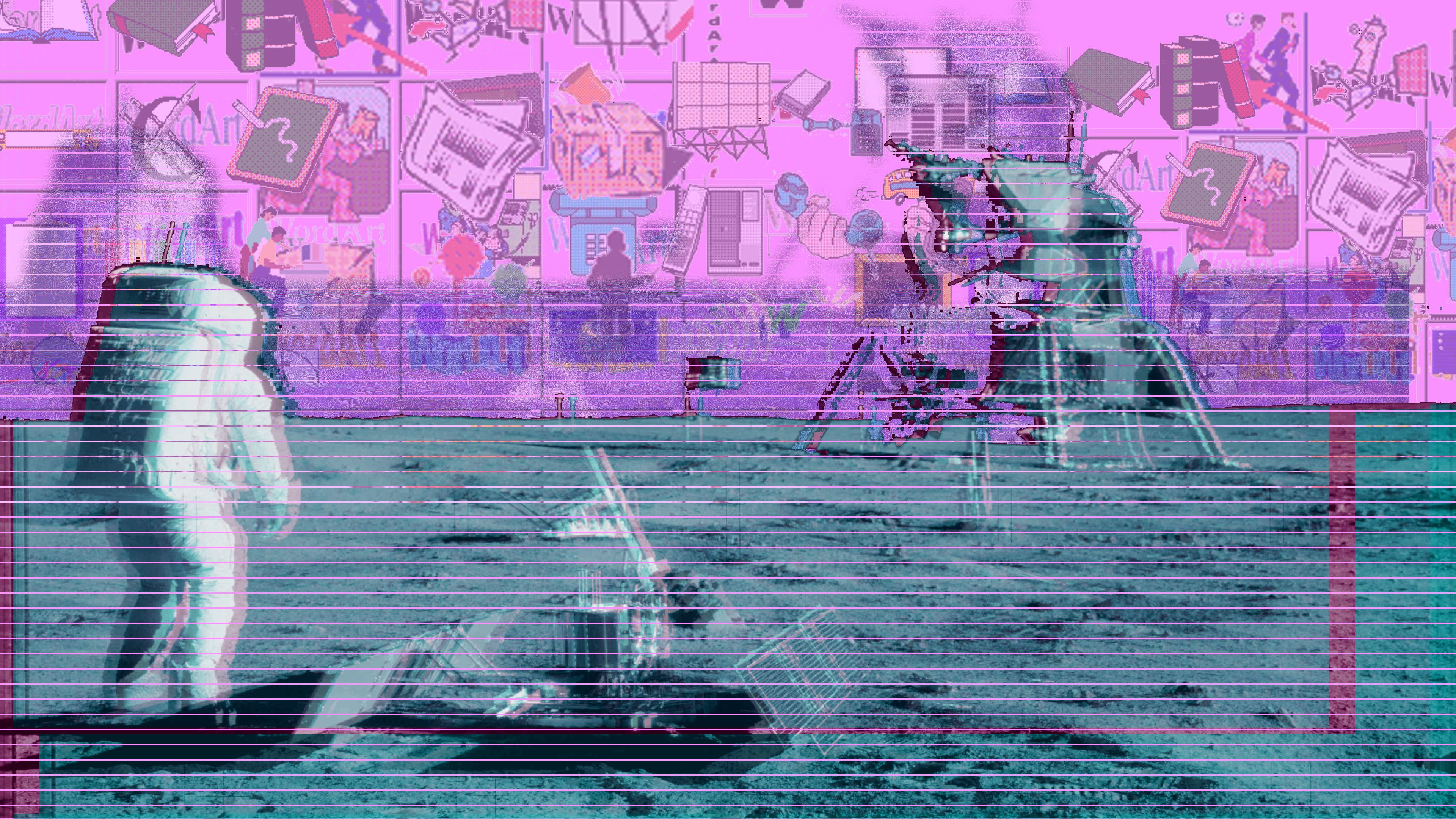 Aesthetic Vaporwave City Wallpapers