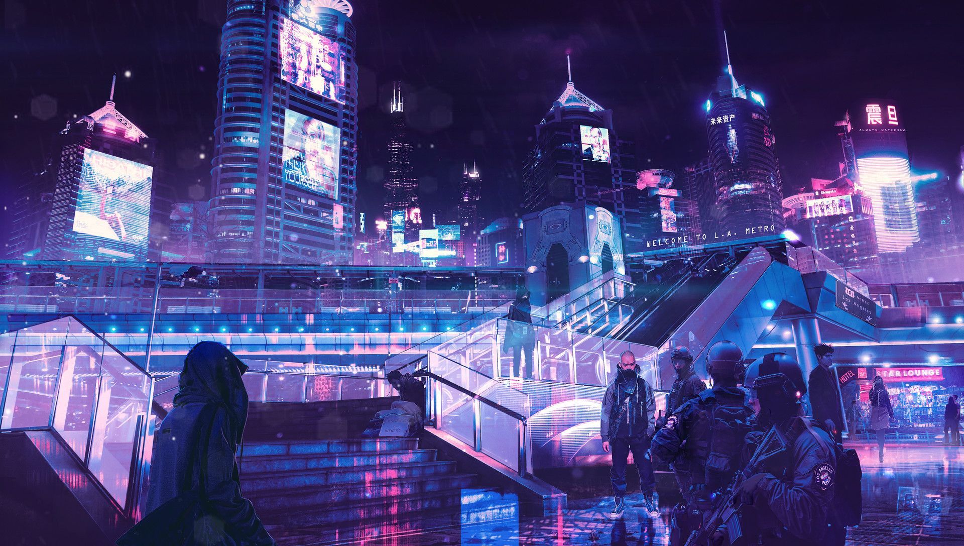 Aesthetic Vaporwave City Wallpapers