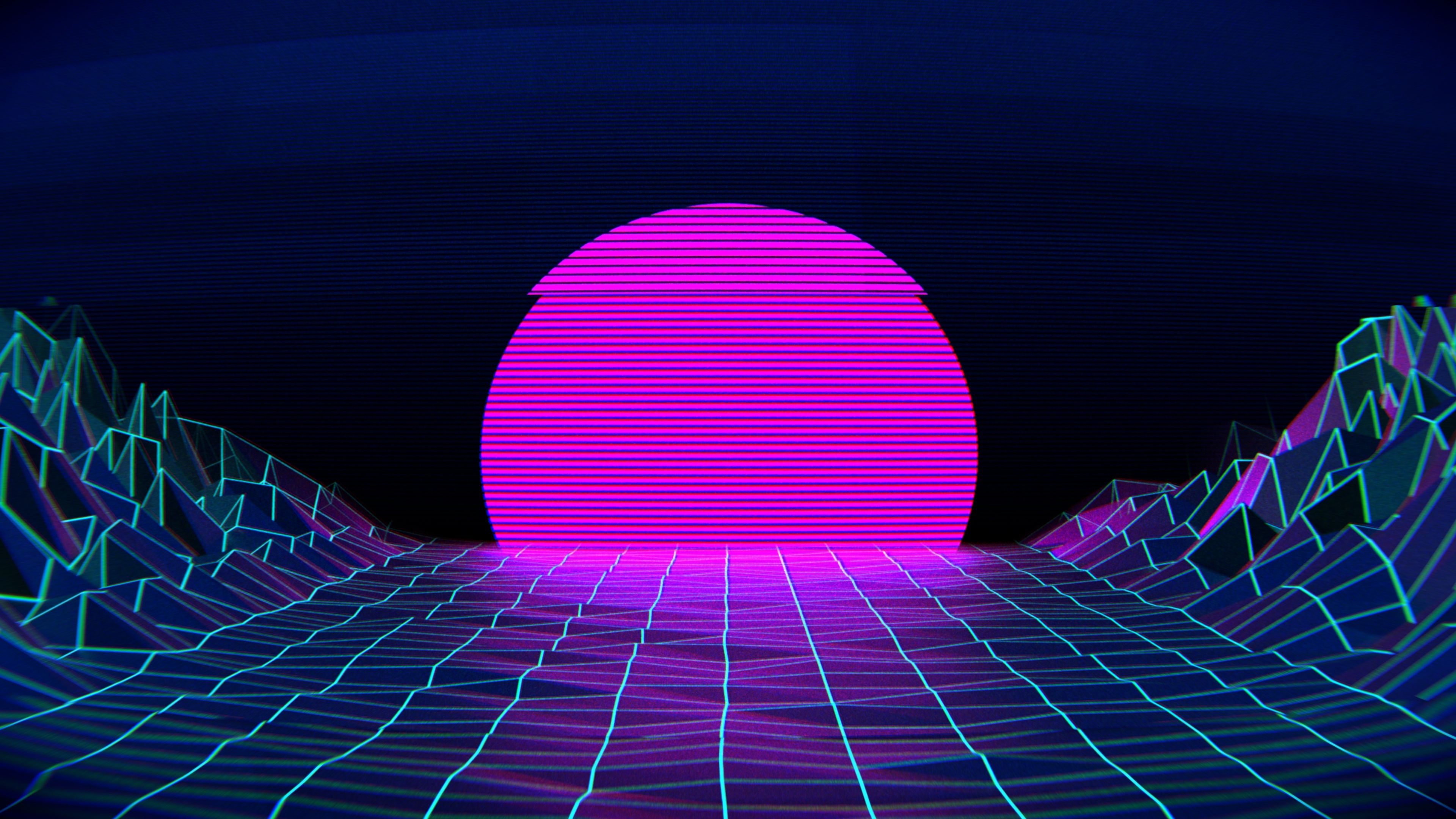 Aesthetic Vaporwave City Wallpapers