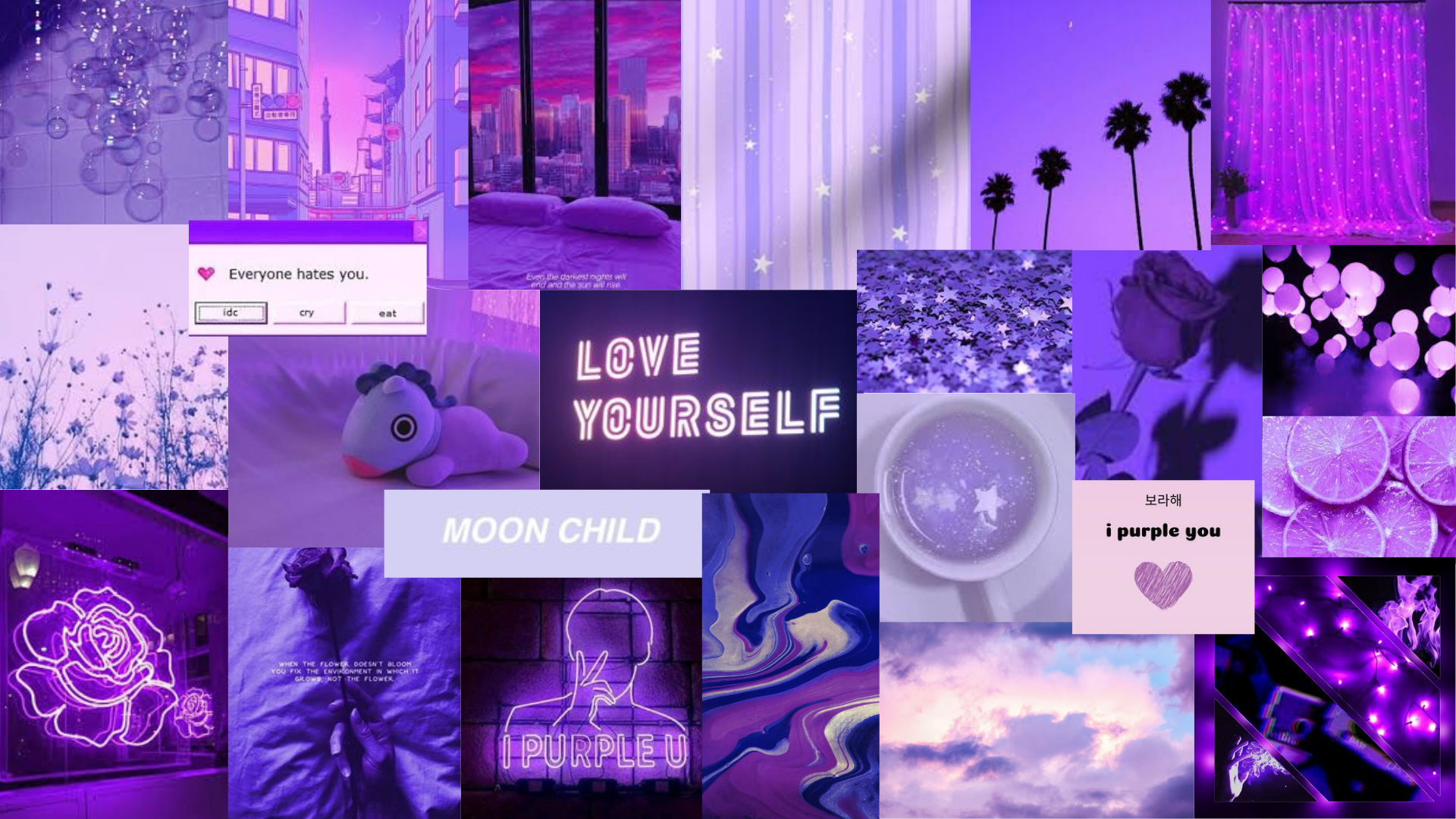 Aesthetic Violet Desktop Wallpapers