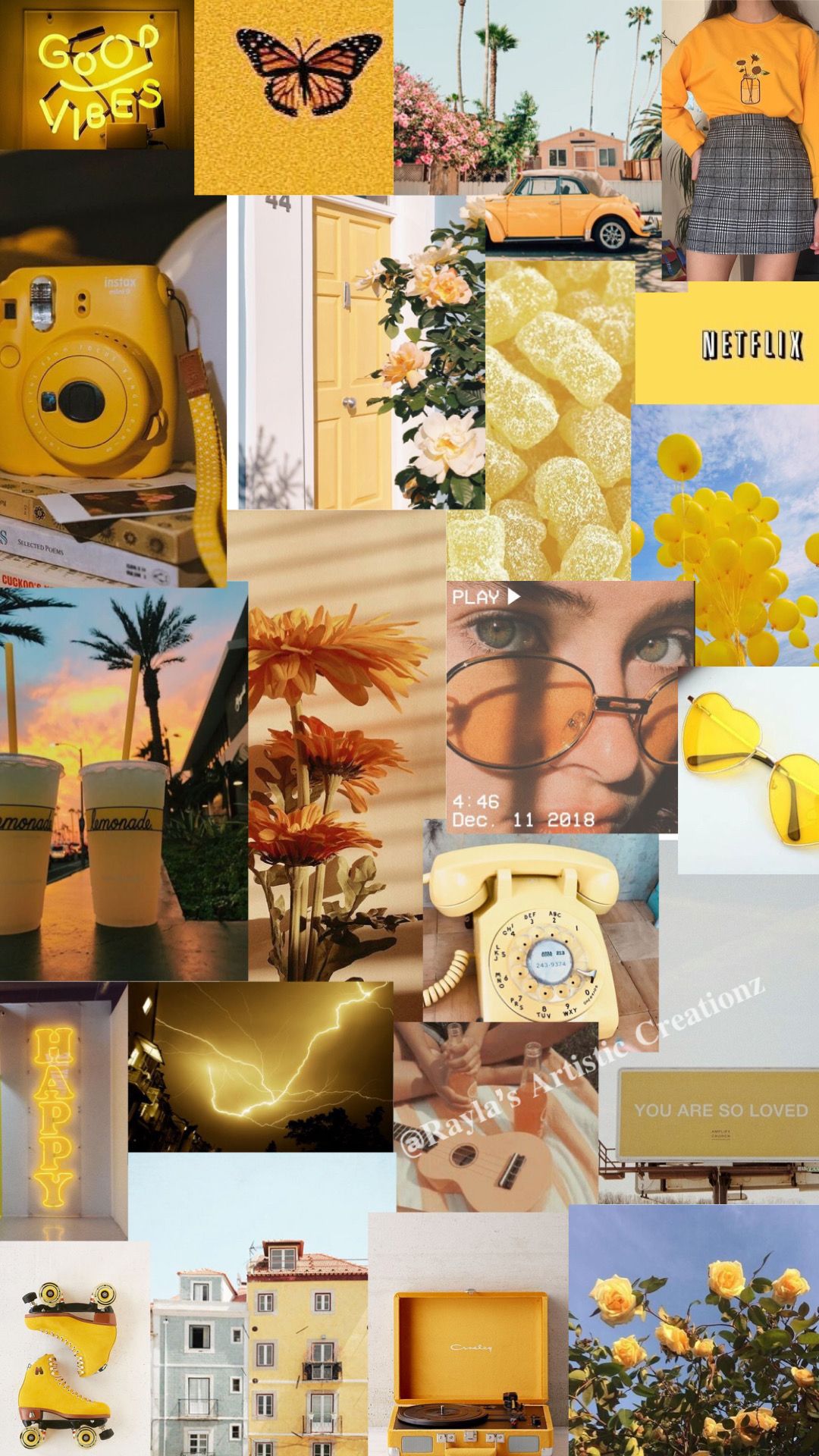 Aesthetic Yellow Retro Wallpapers