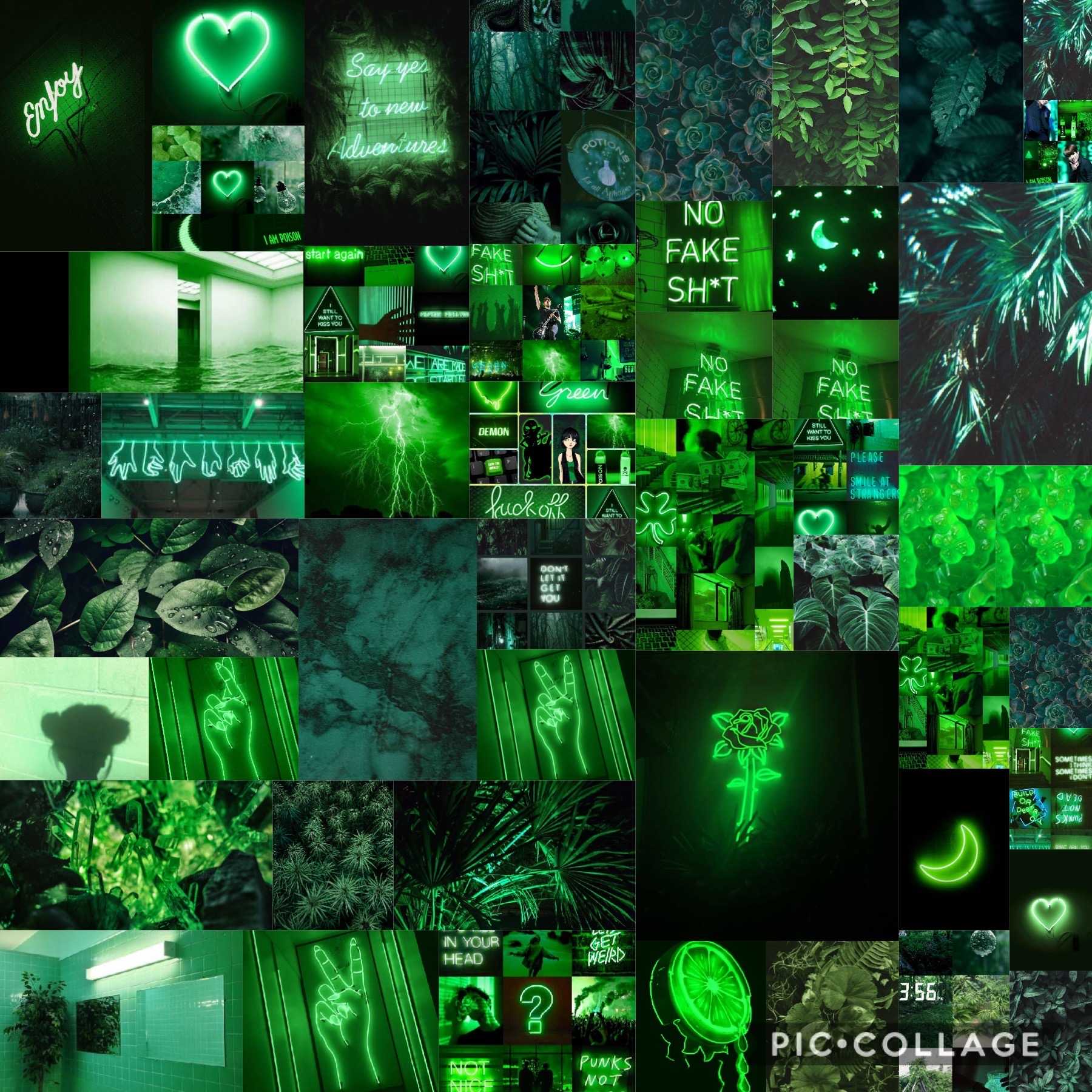 Aesthetics Green Neon Wallpapers