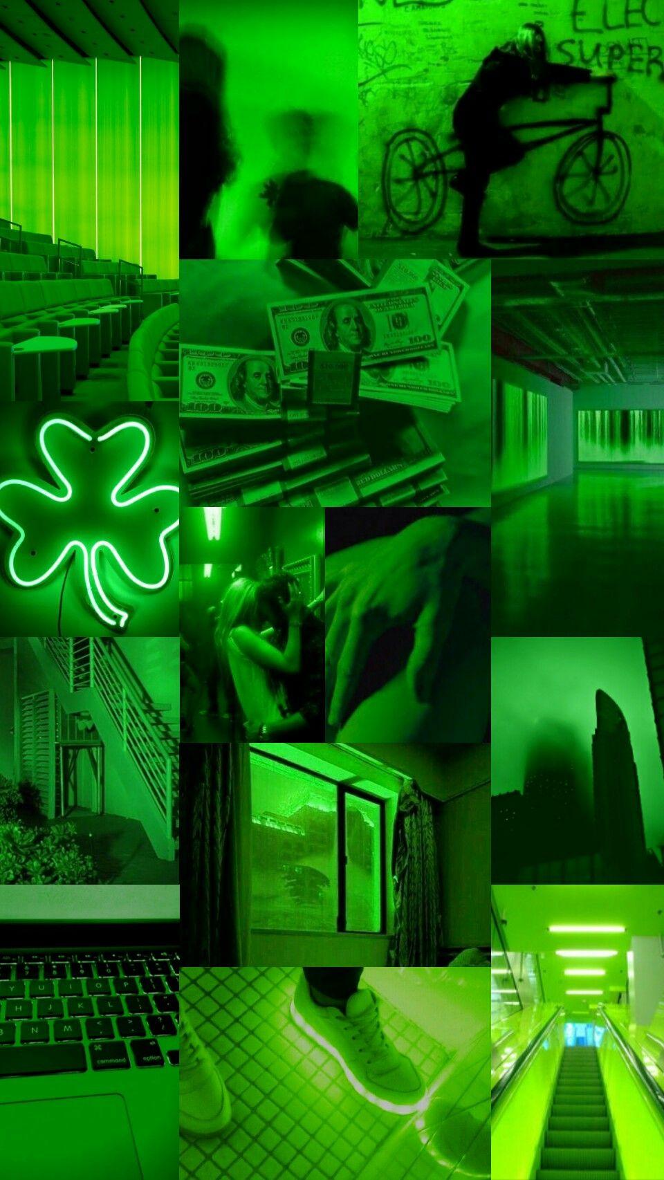 Aesthetics Green Neon Wallpapers