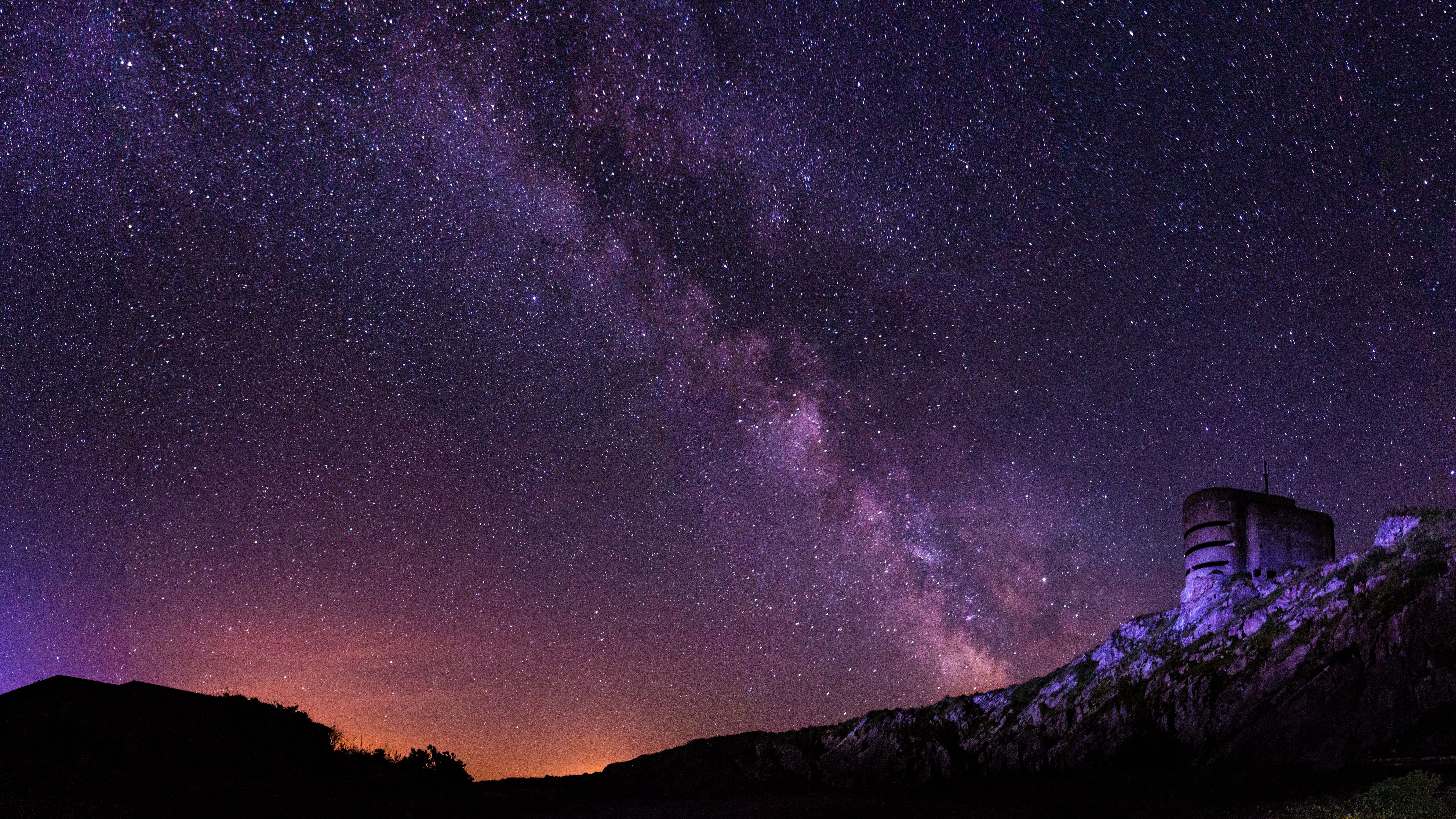 4K Starry Sky Stars Milky Way Galaxy Wallpapers