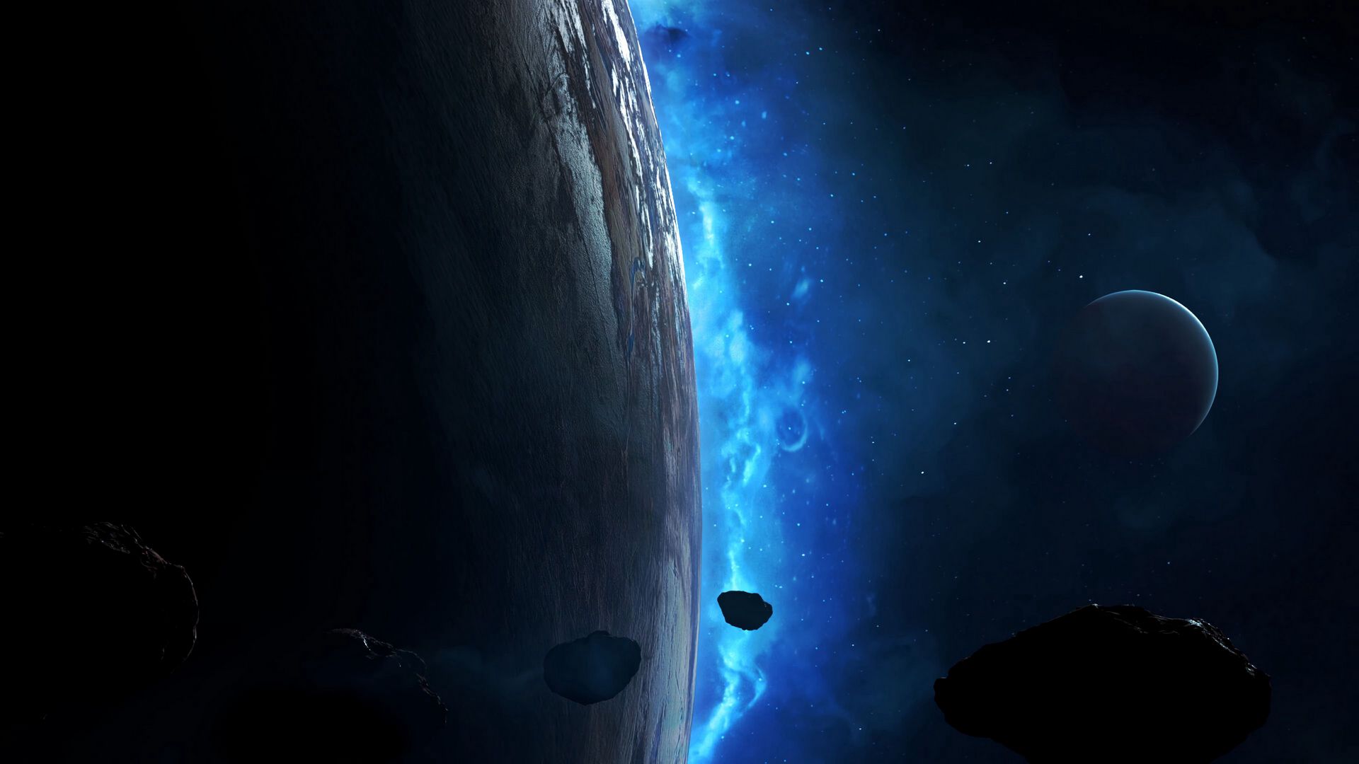 Asteroid Planet Explosion Wallpapers