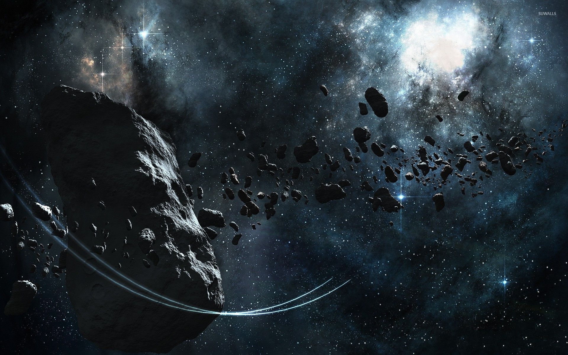 Asteroid Planet Explosion Wallpapers