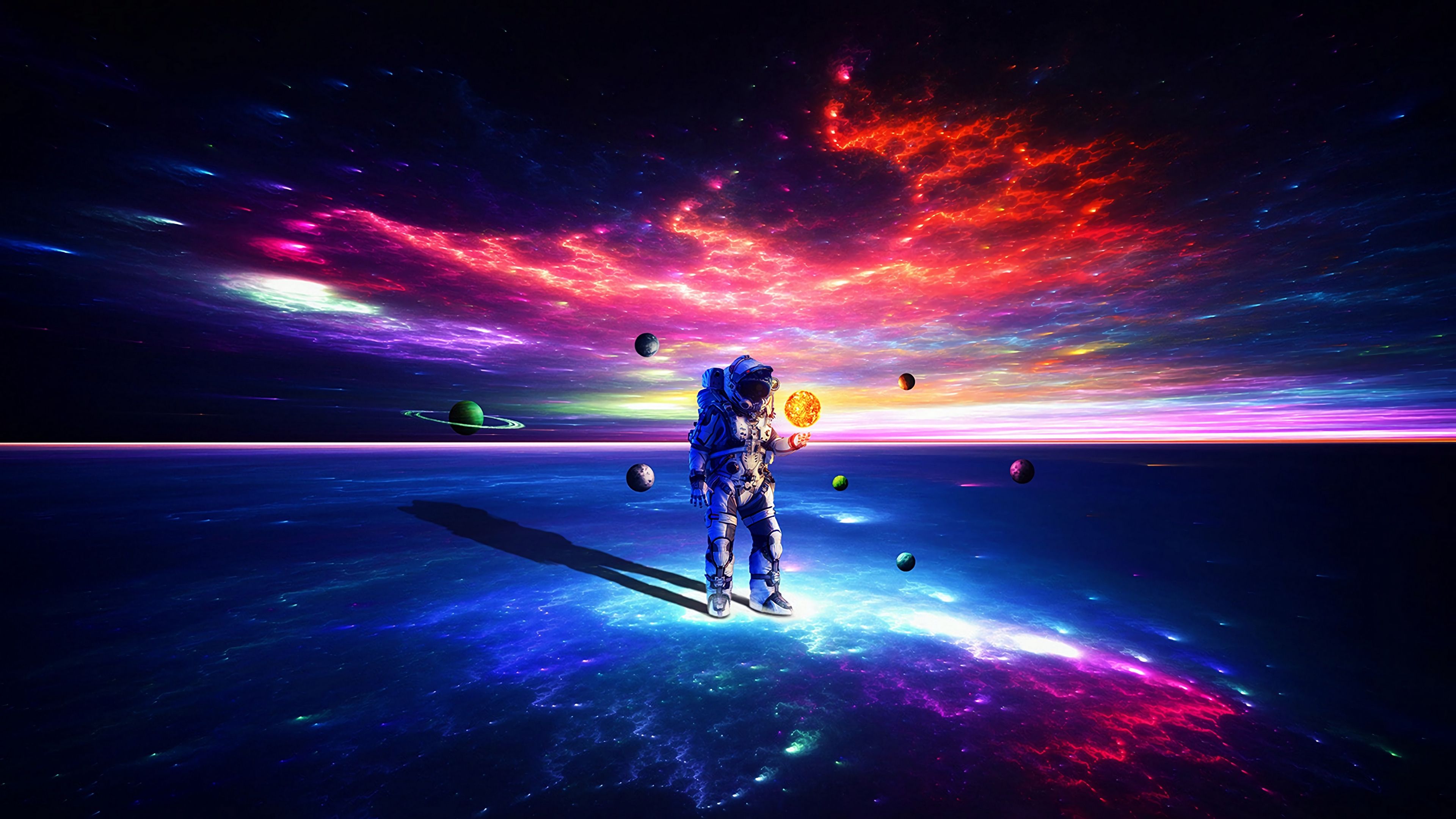 Astronaut In Galaxy Wallpapers