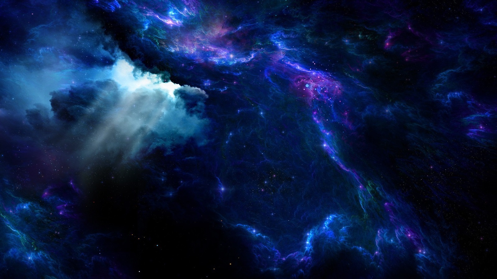 Blue Eden Nebula Art Wallpapers