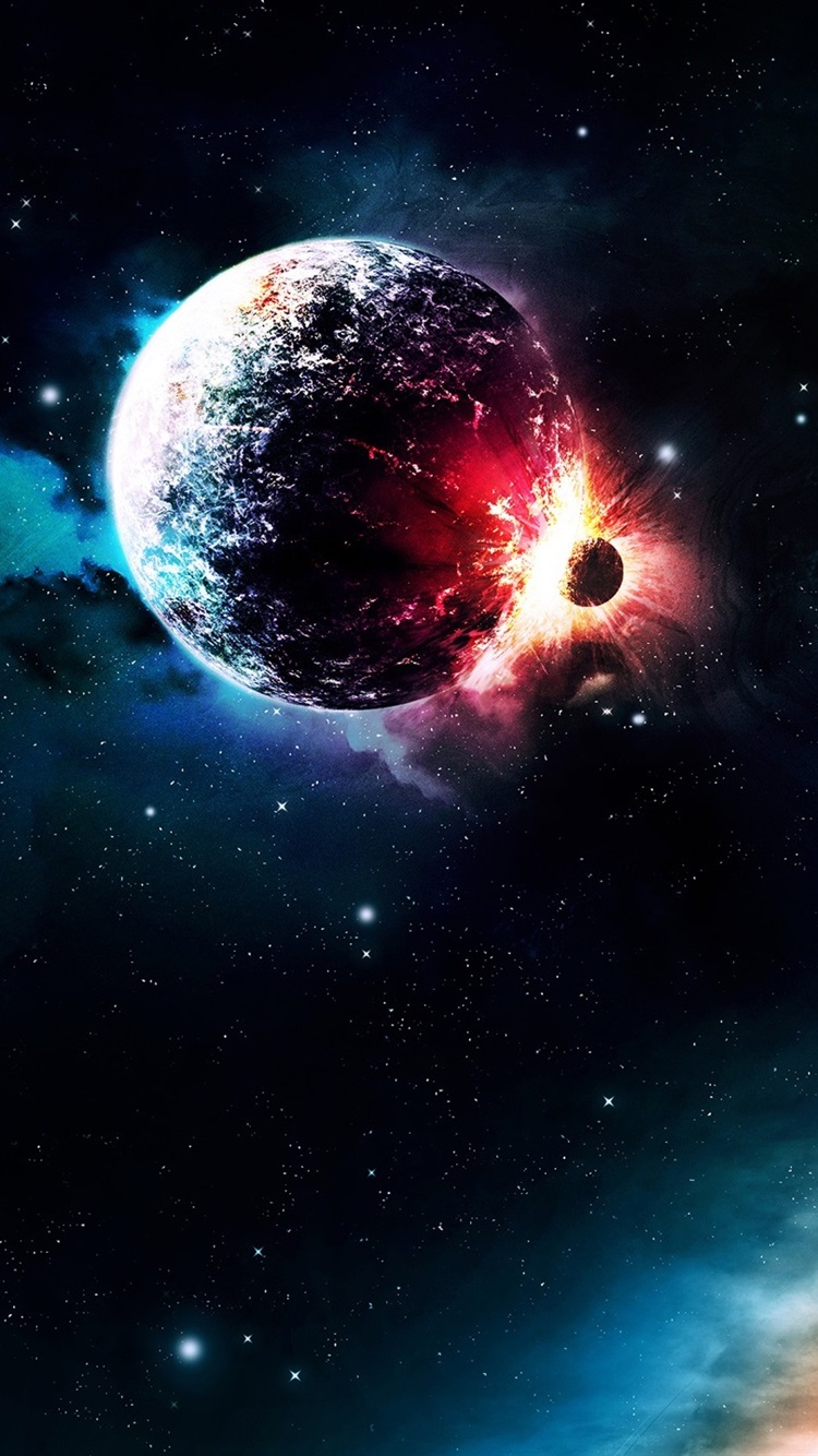 Collision Of Planets Wallpapers