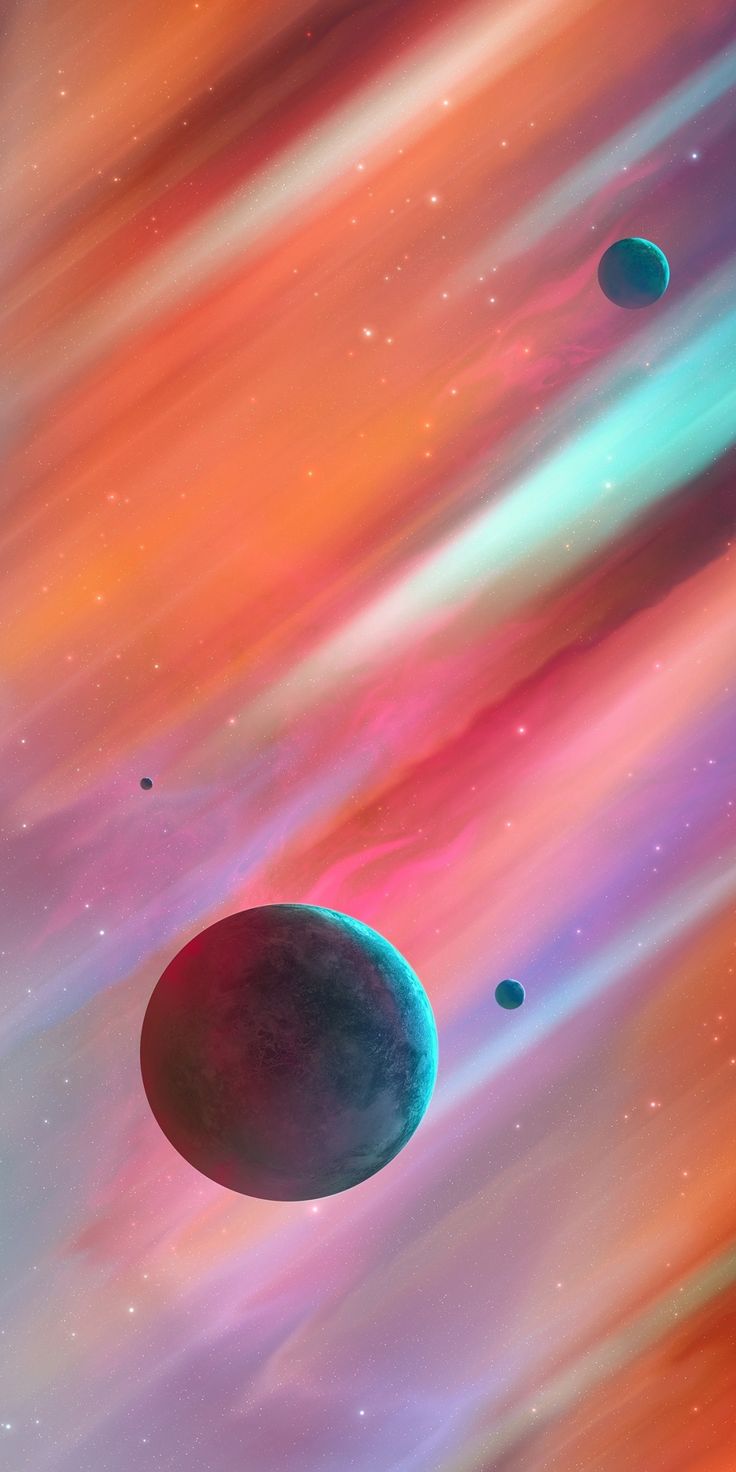 Gradient Sci Fi Planet Wallpapers