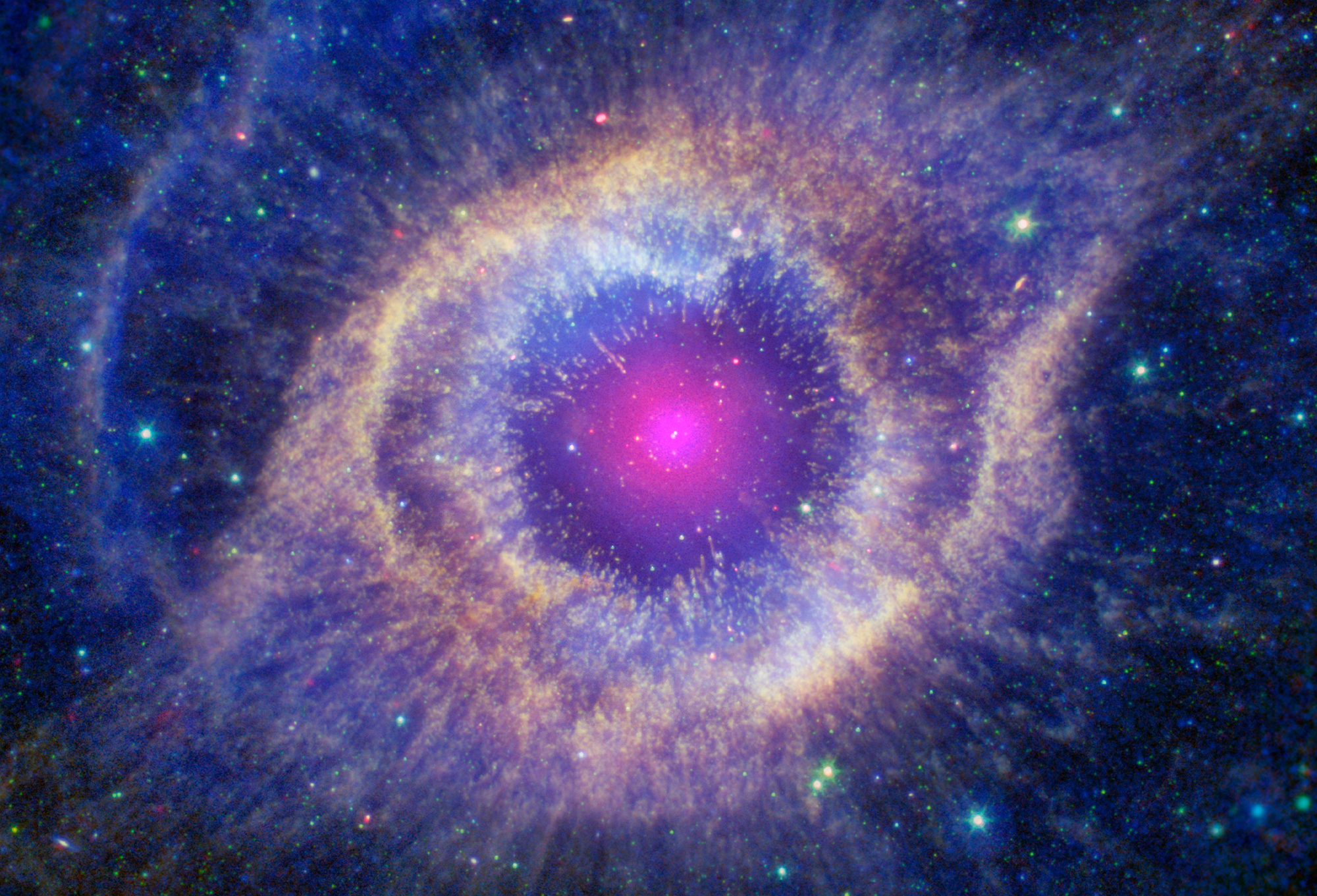 Helix Nebula &Amp; Stars Wallpapers