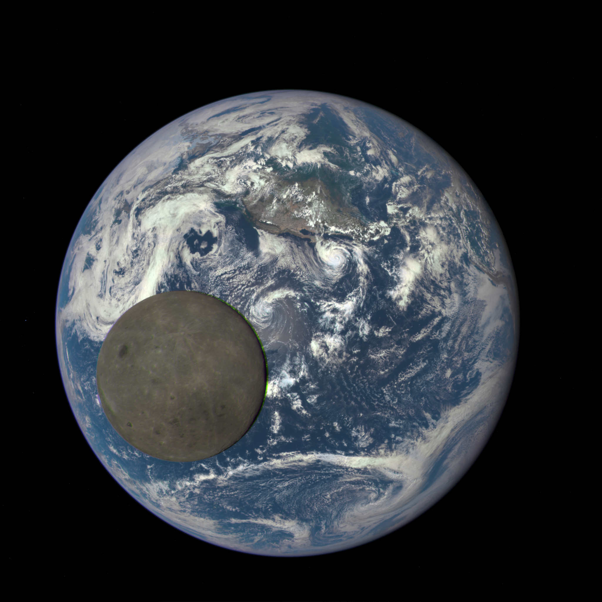 Moon Captured From Satellite Wallpapers