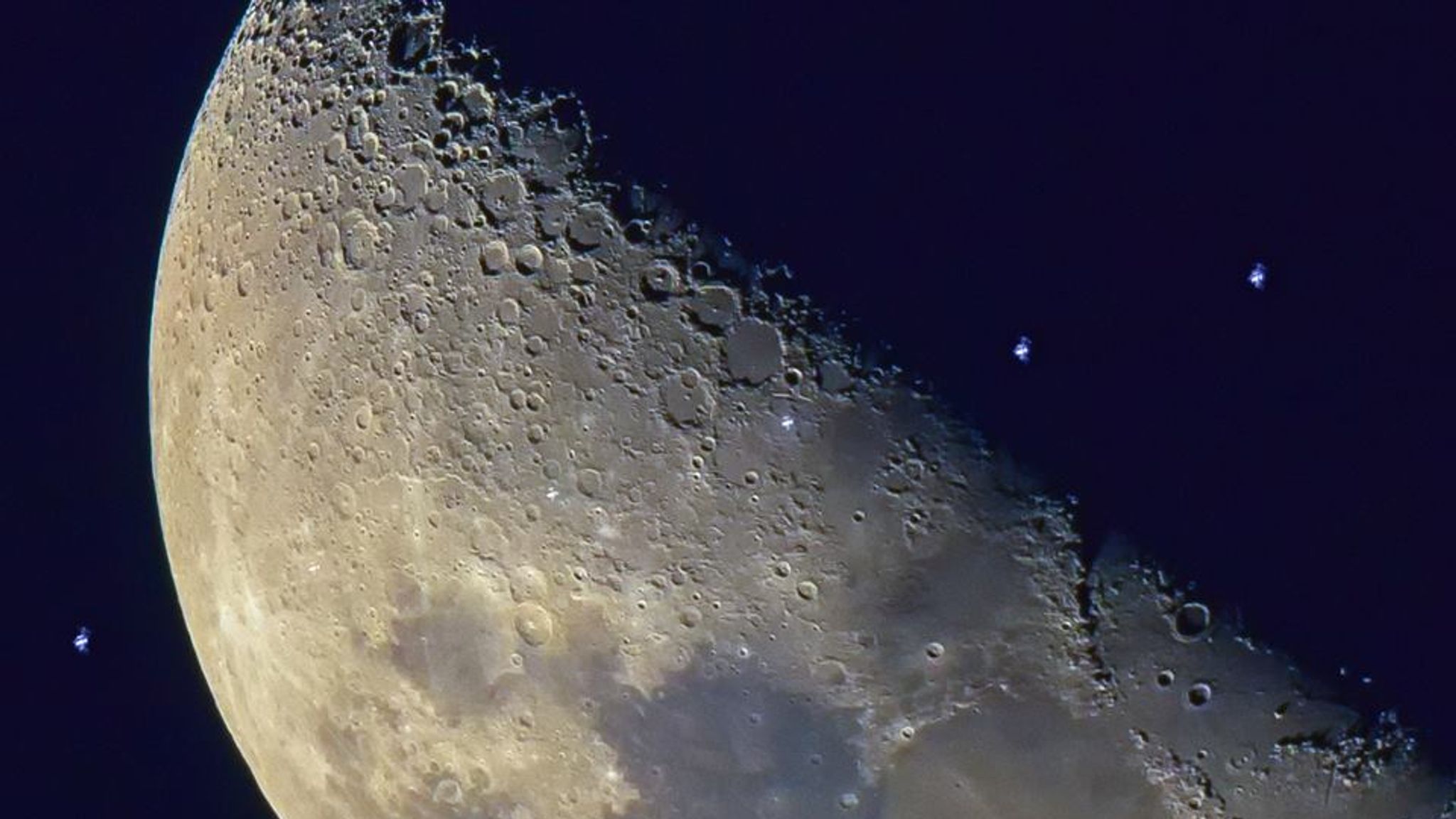 Moon Captured From Satellite Wallpapers