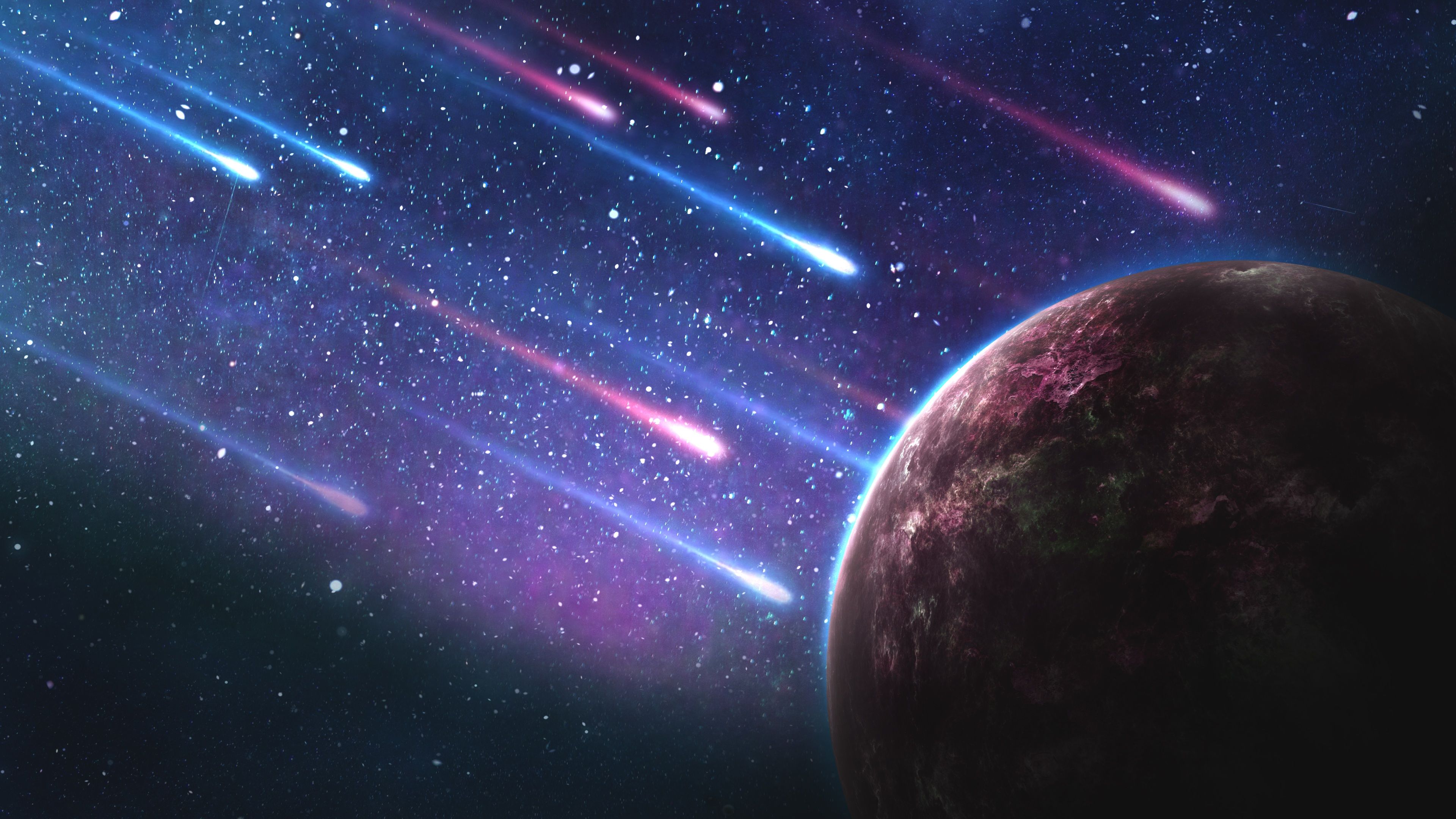 Planet In Space 4K Wallpapers