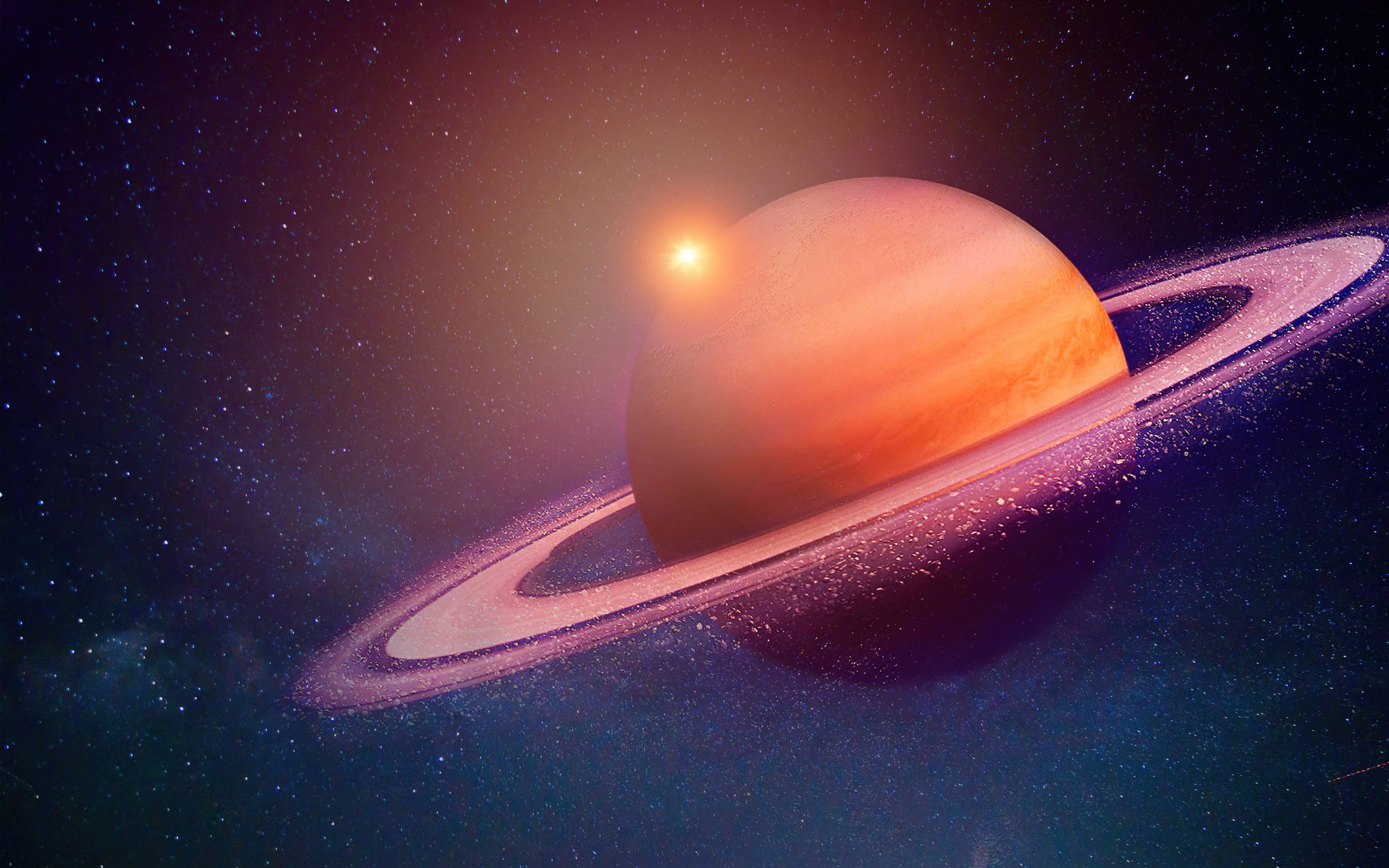 Red Saturn Wallpapers