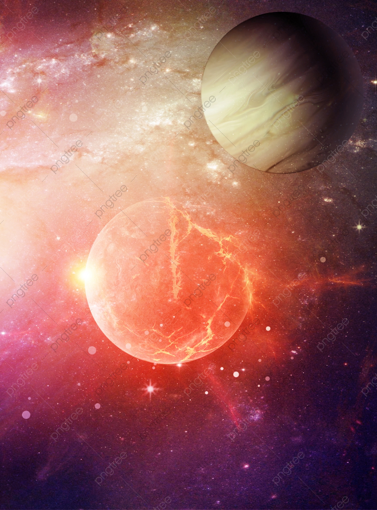 Red Saturn Wallpapers